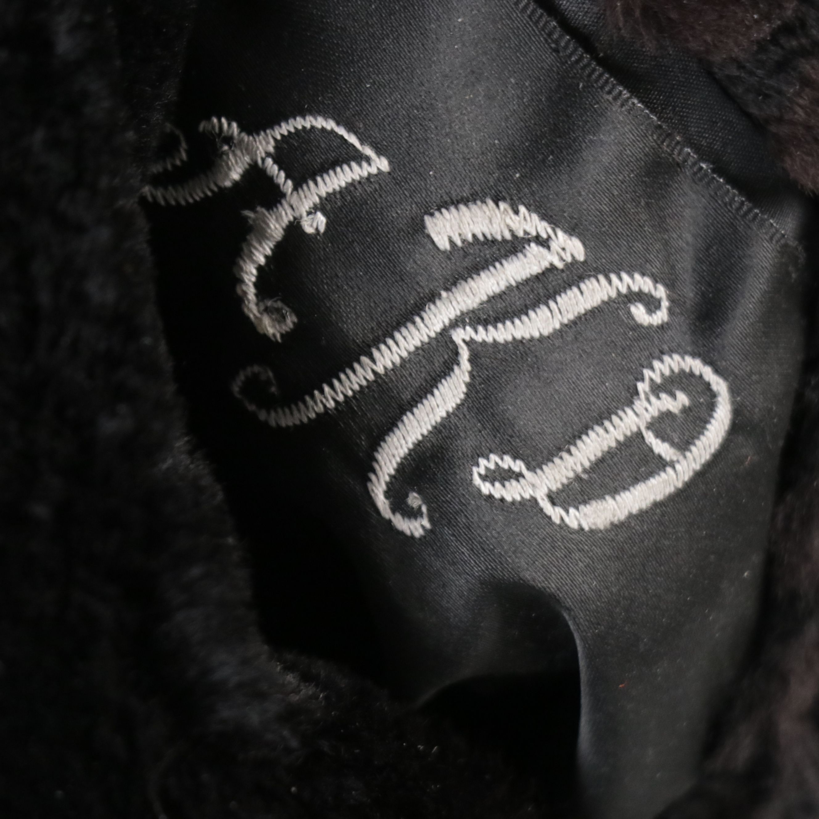 Reversible Sheared Mink Fur and Fabric Coat