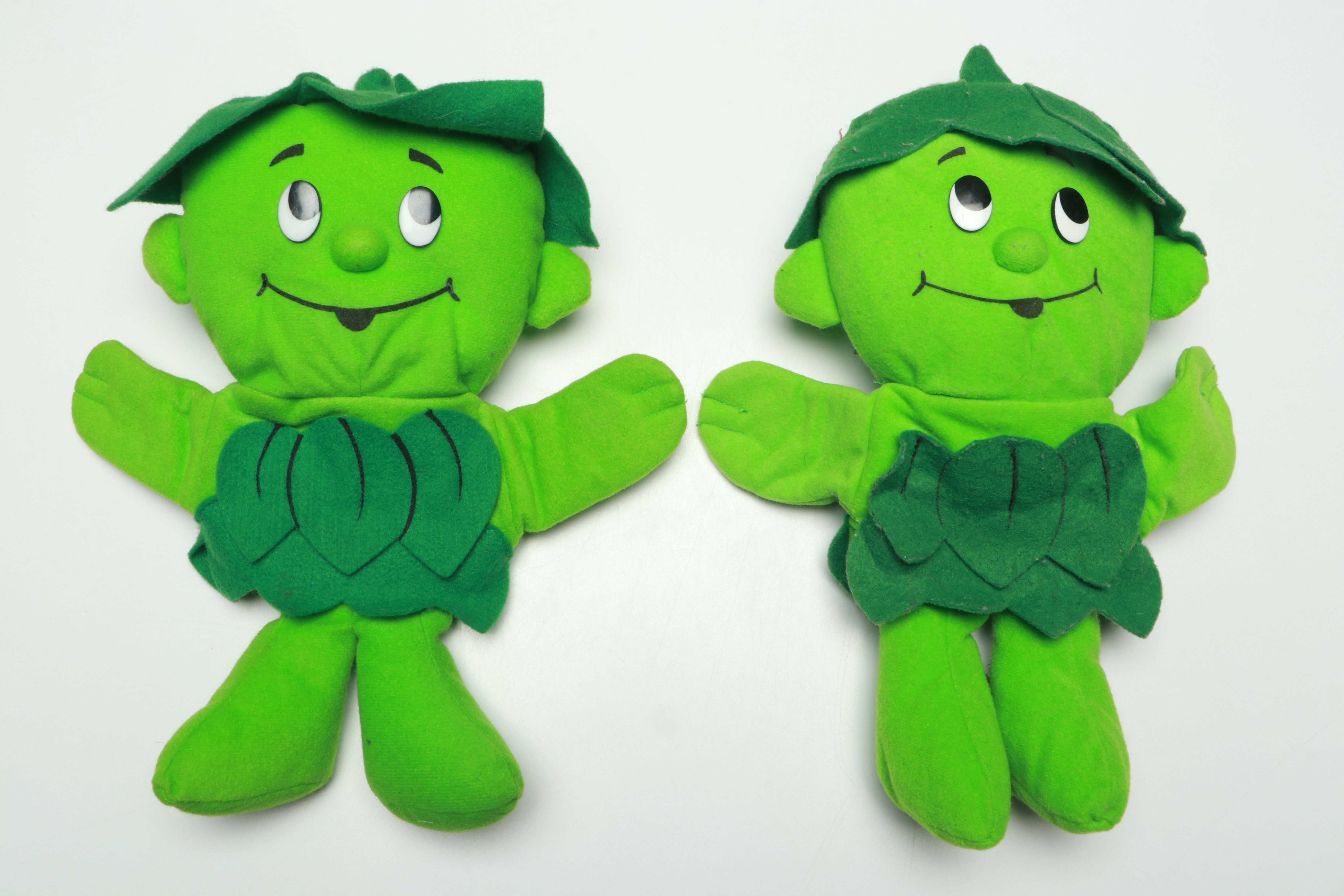 Green Giant Advertising Cookie Jar, Toys and Corn Holders, Late 20th Century