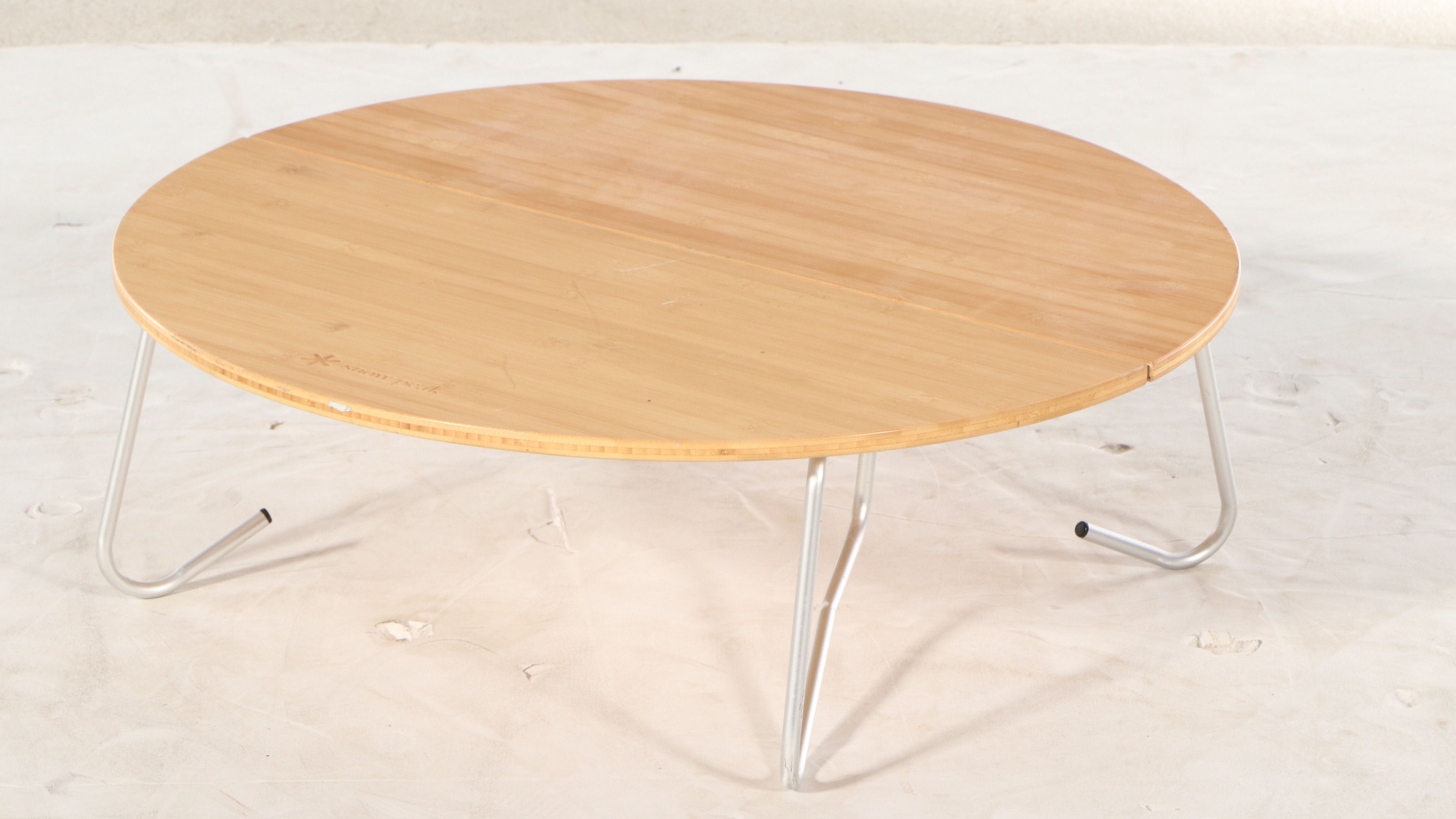 Snow Peak Single Action Folding Camp Tables with Bamboo Tops