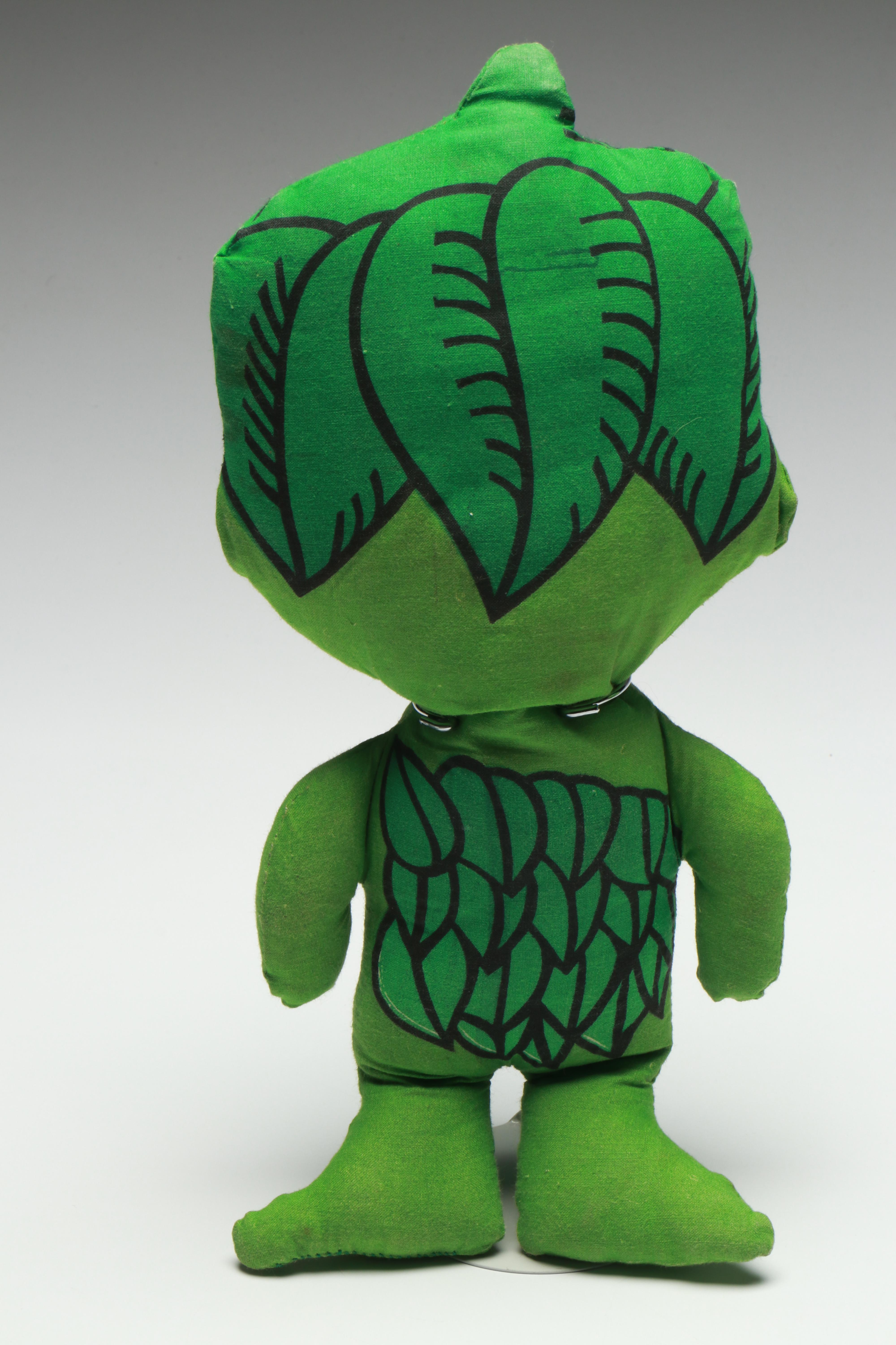 Green Giant Advertising Cookie Jar, Toys and Corn Holders, Late 20th Century