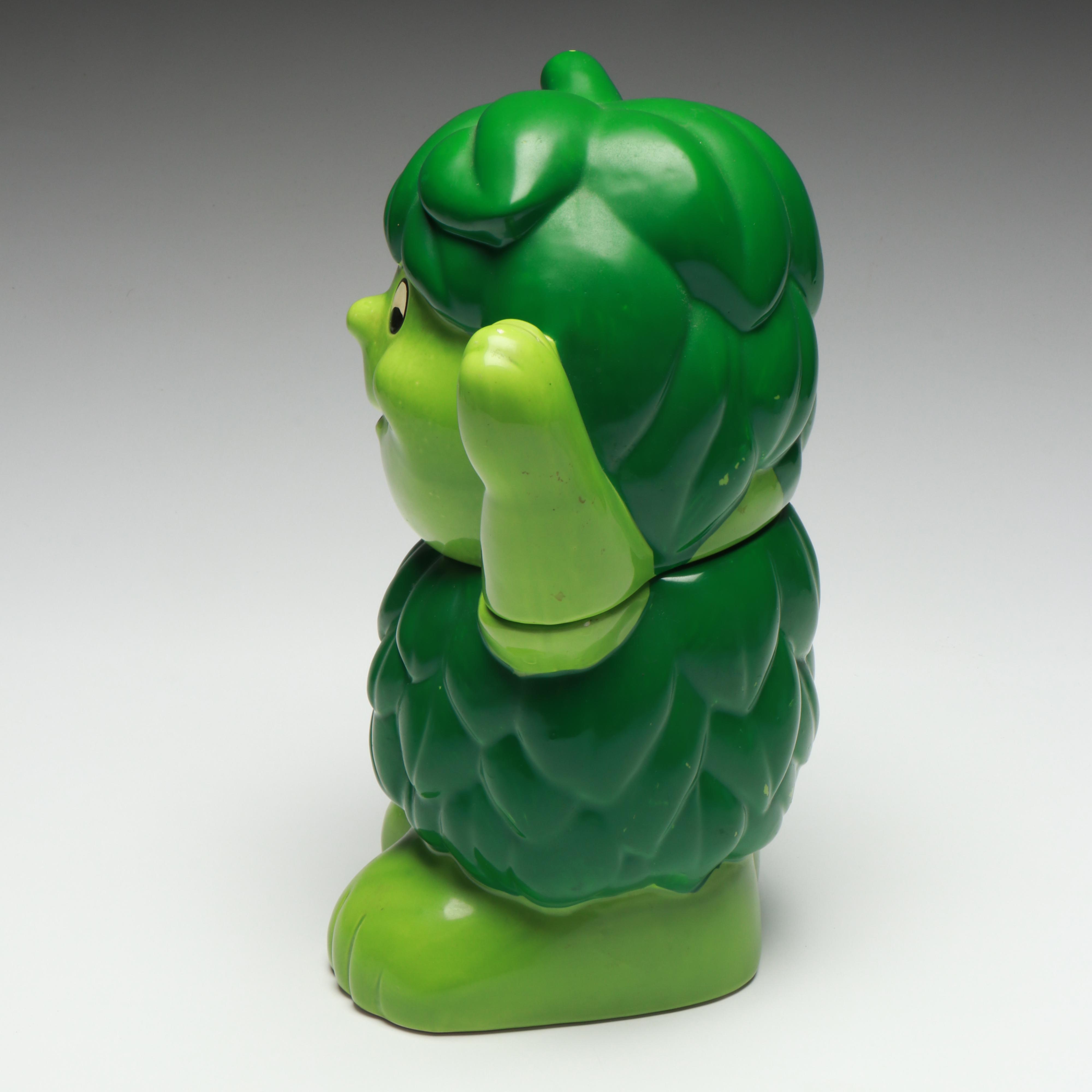 Green Giant Advertising Cookie Jar, Toys and Corn Holders, Late 20th Century