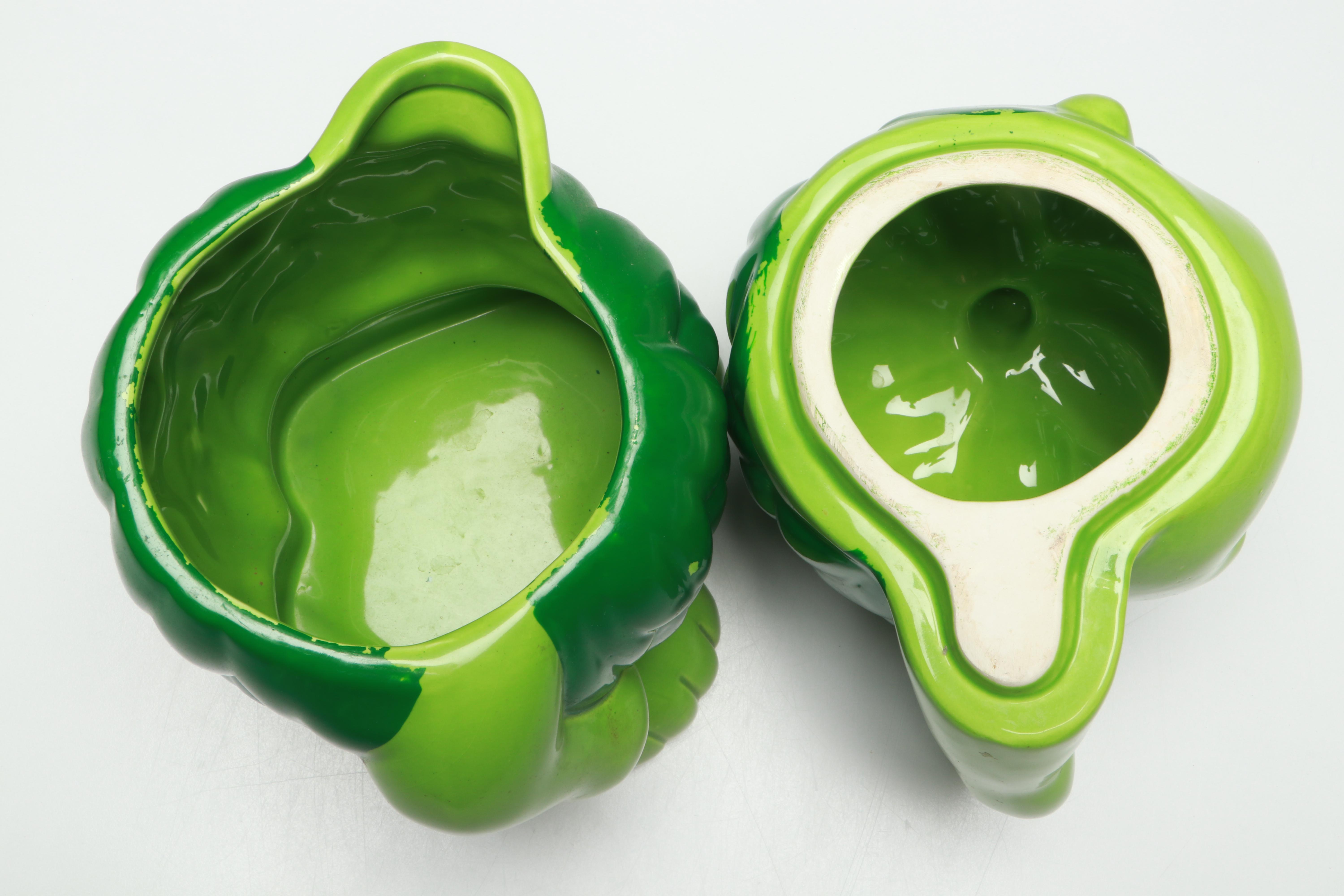 Green Giant Advertising Cookie Jar, Toys and Corn Holders, Late 20th Century