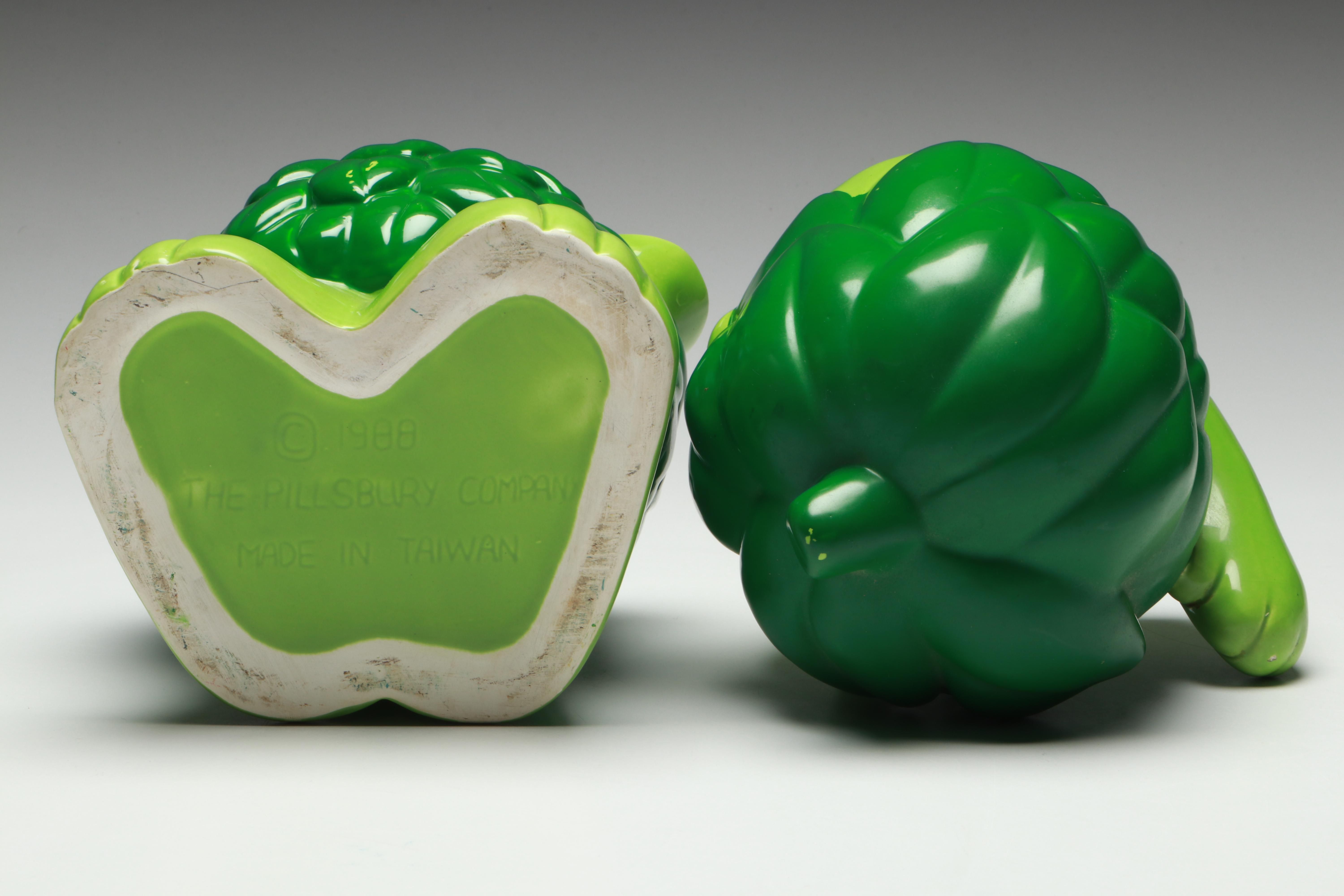 Green Giant Advertising Cookie Jar, Toys and Corn Holders, Late 20th Century