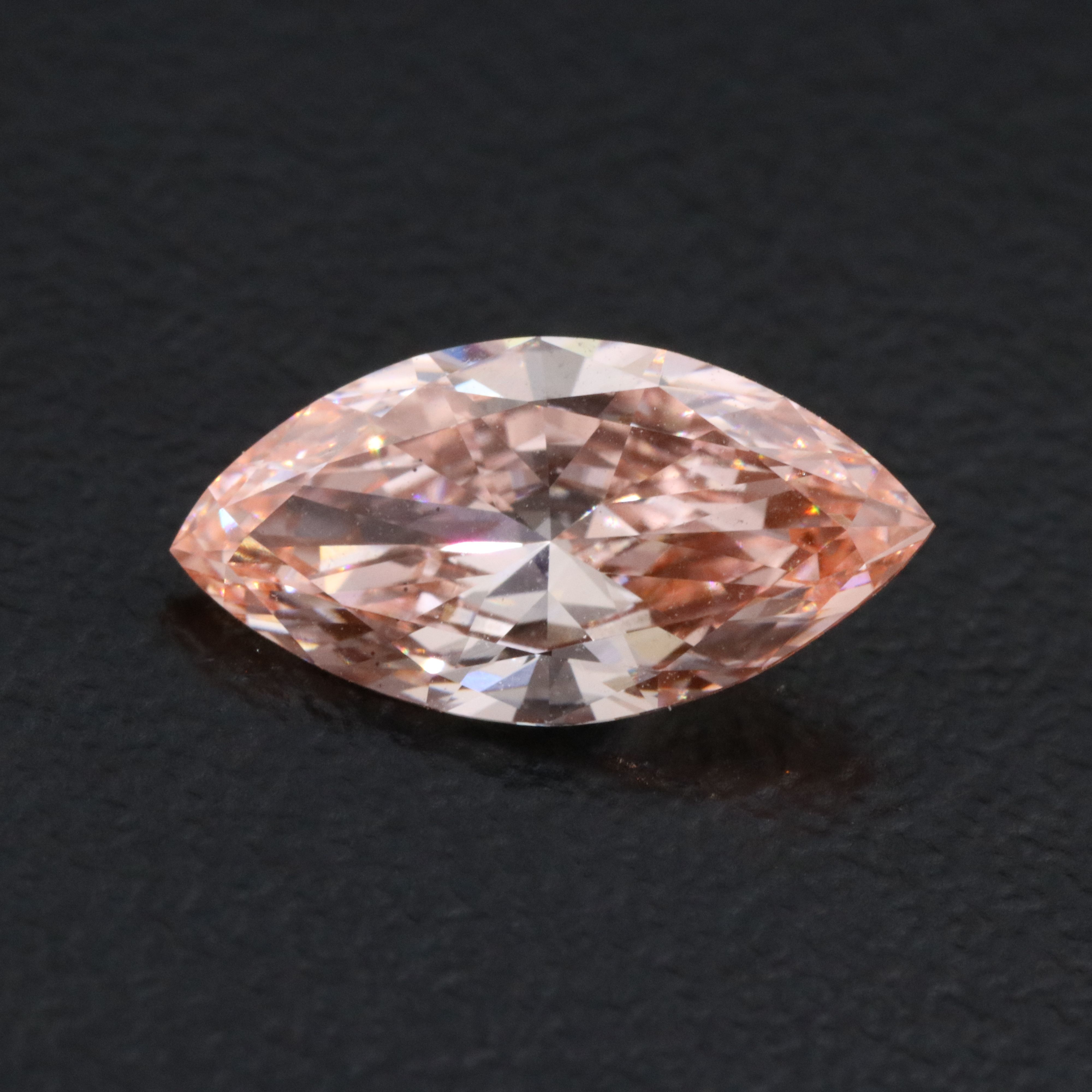 Loose 1.43 CT Lab Grown Fancy Pink Diamond with IGI Report