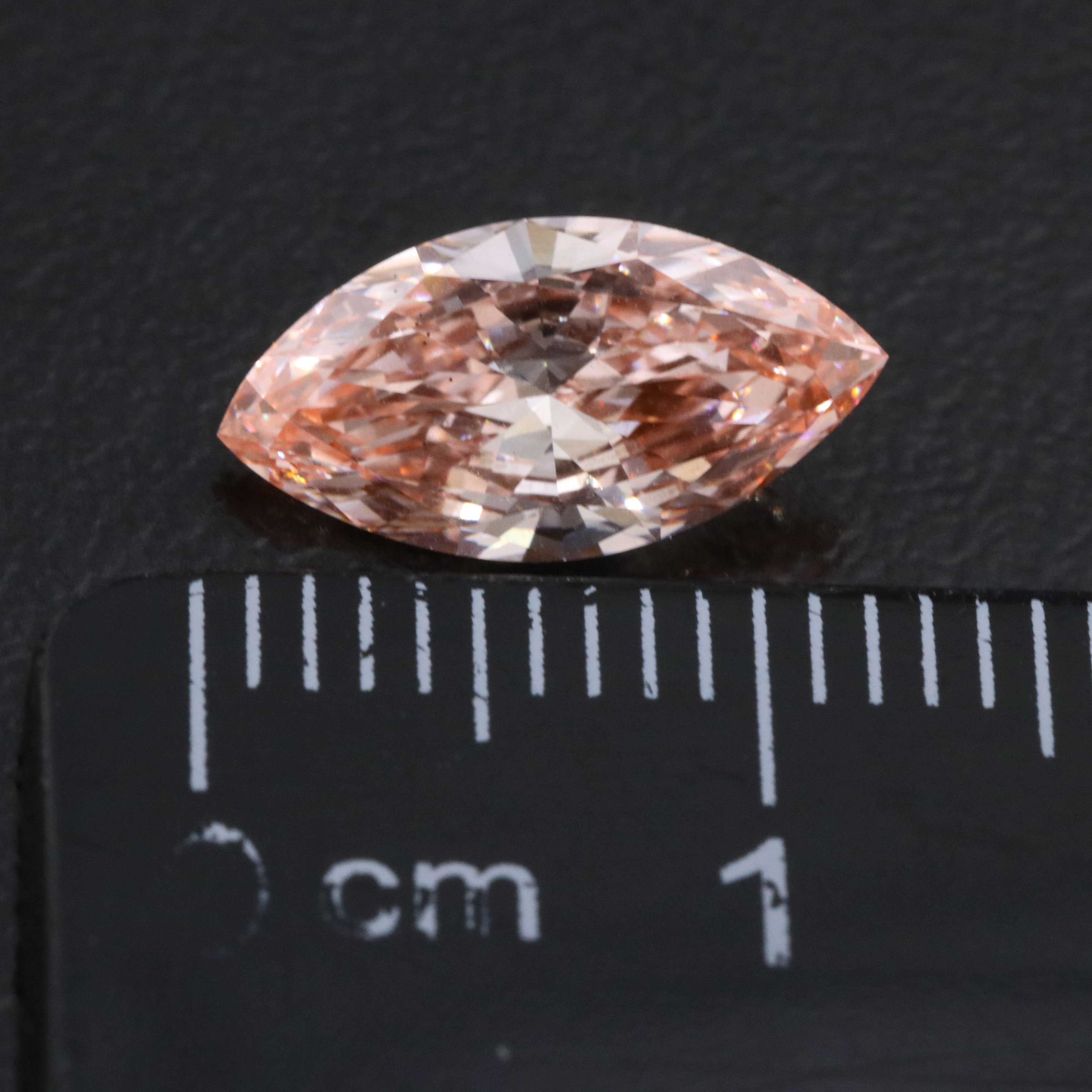 Loose 1.43 CT Lab Grown Fancy Pink Diamond with IGI Report