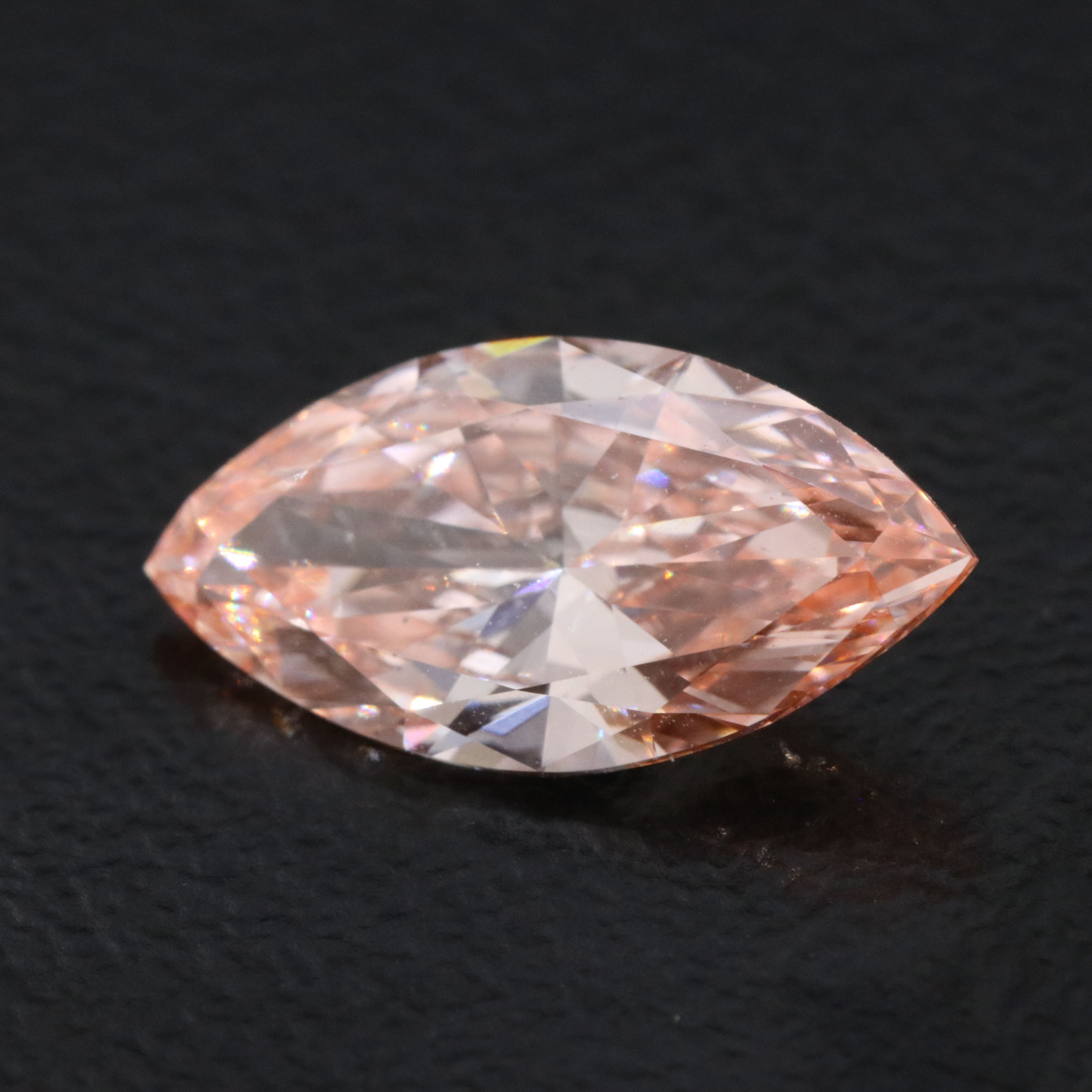 Loose 1.43 CT Lab Grown Fancy Pink Diamond with IGI Report