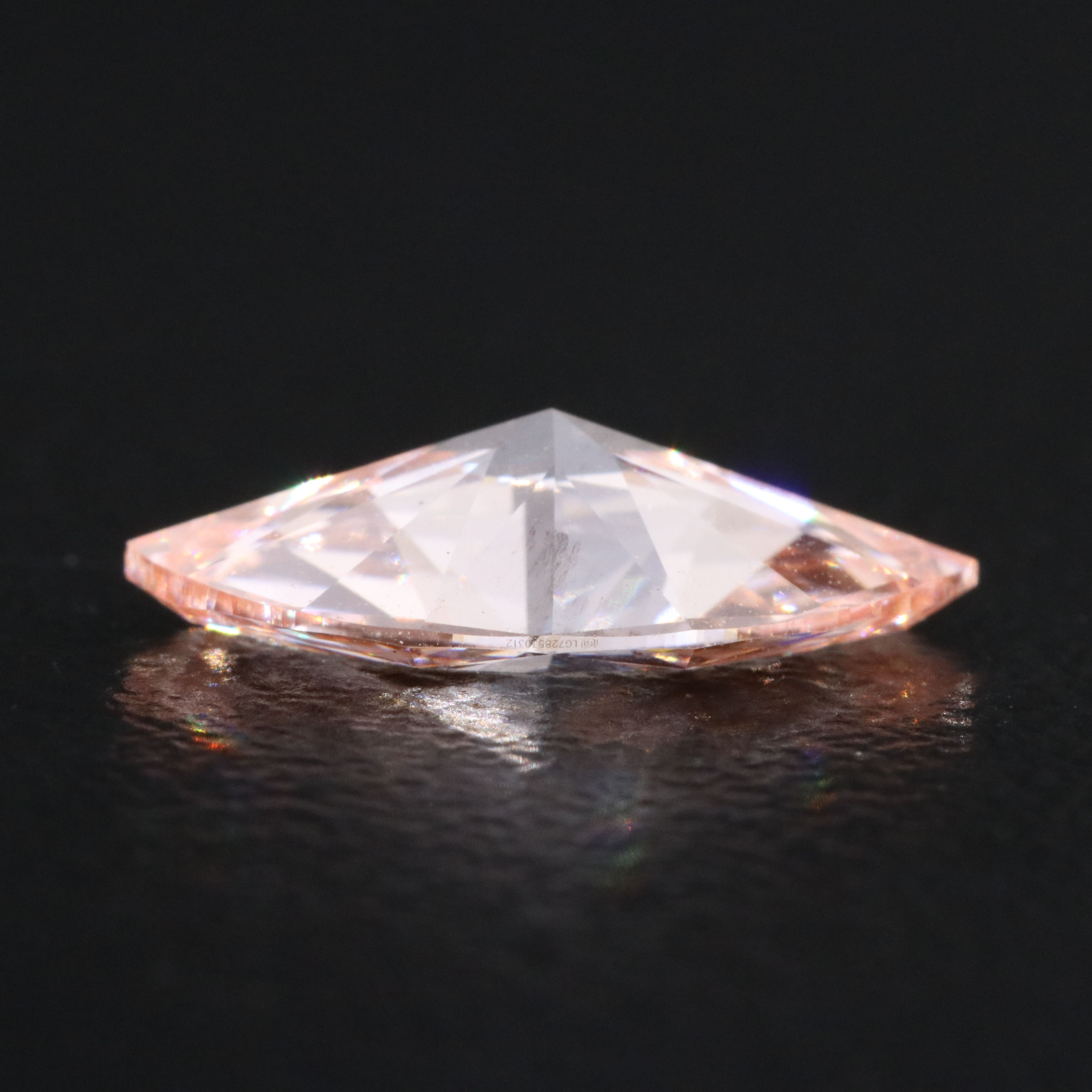 Loose 1.43 CT Lab Grown Fancy Pink Diamond with IGI Report