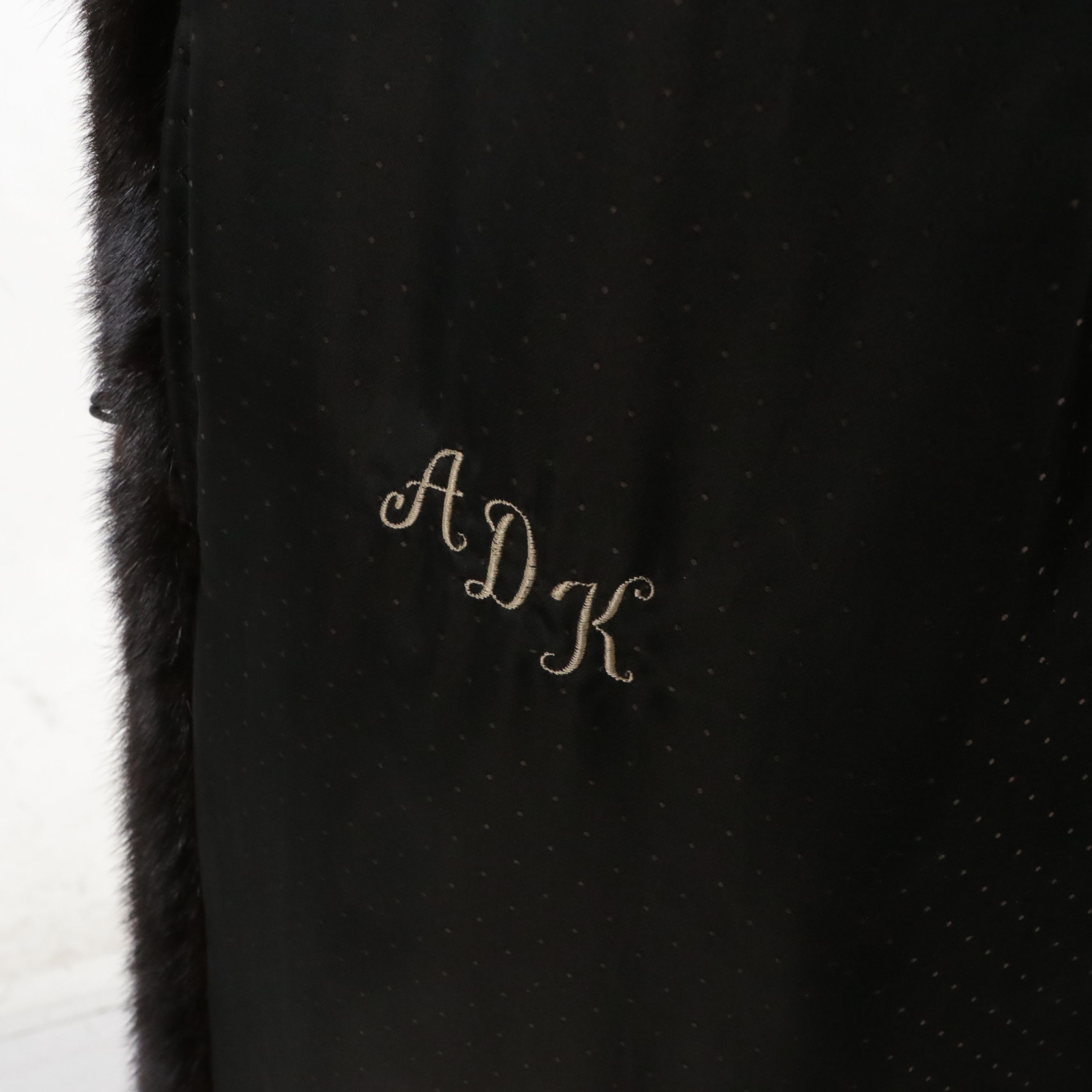 Mahogany Mink Fur Long Coat