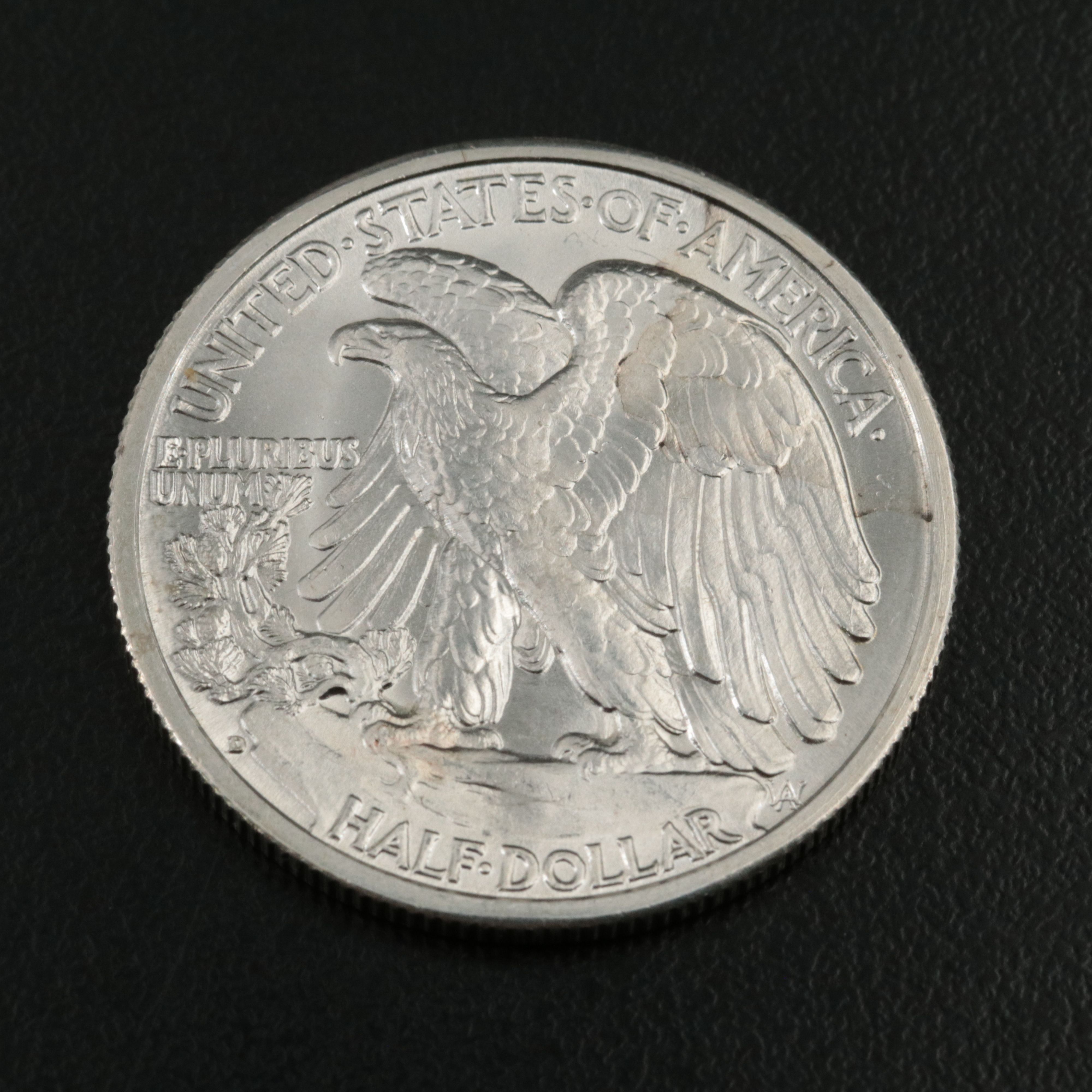 1942 and 1943-D Uncirculated Walking Liberty Half Dollars