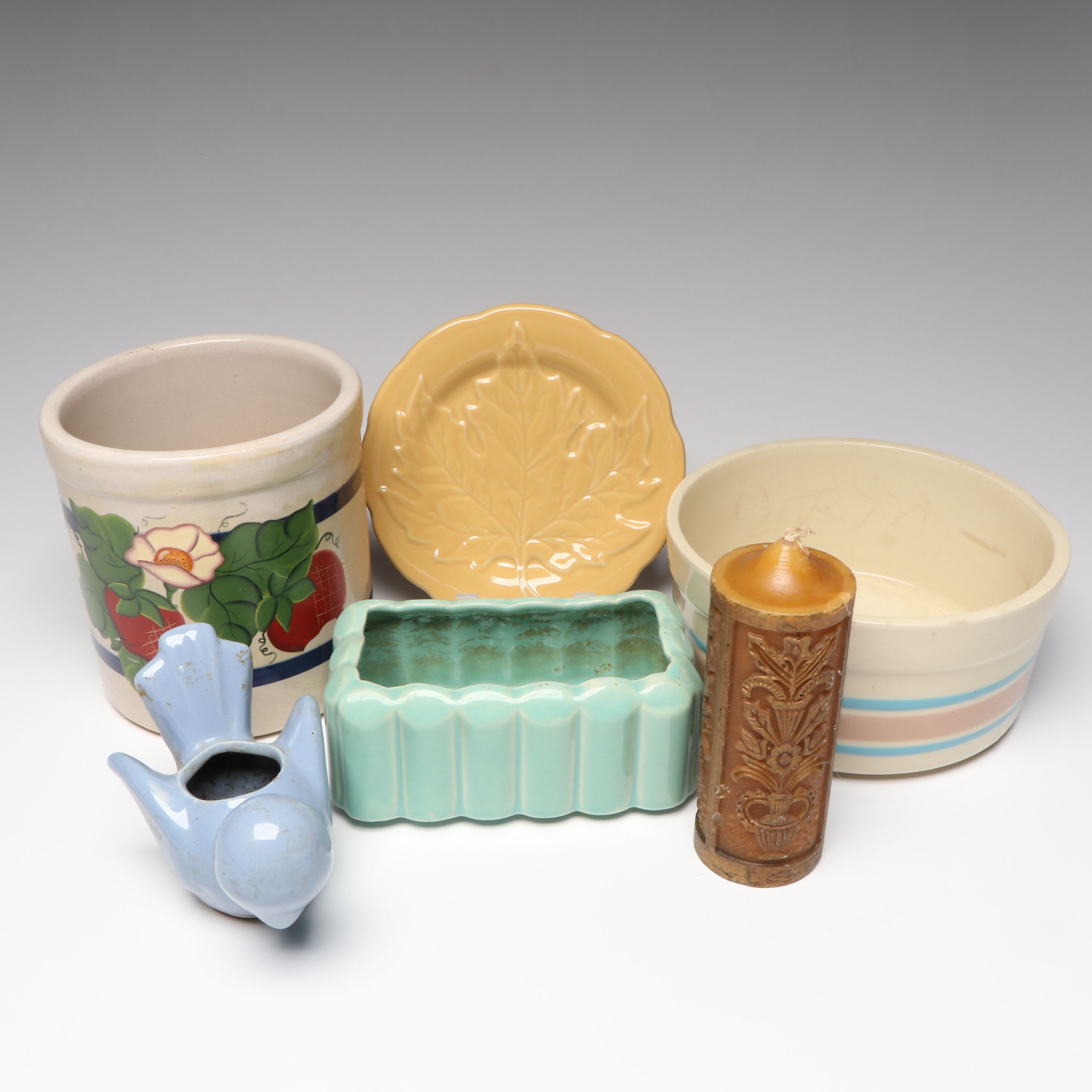 McCoy Planter, Bowl and Other American Studio Pottery, Mid-20th Century