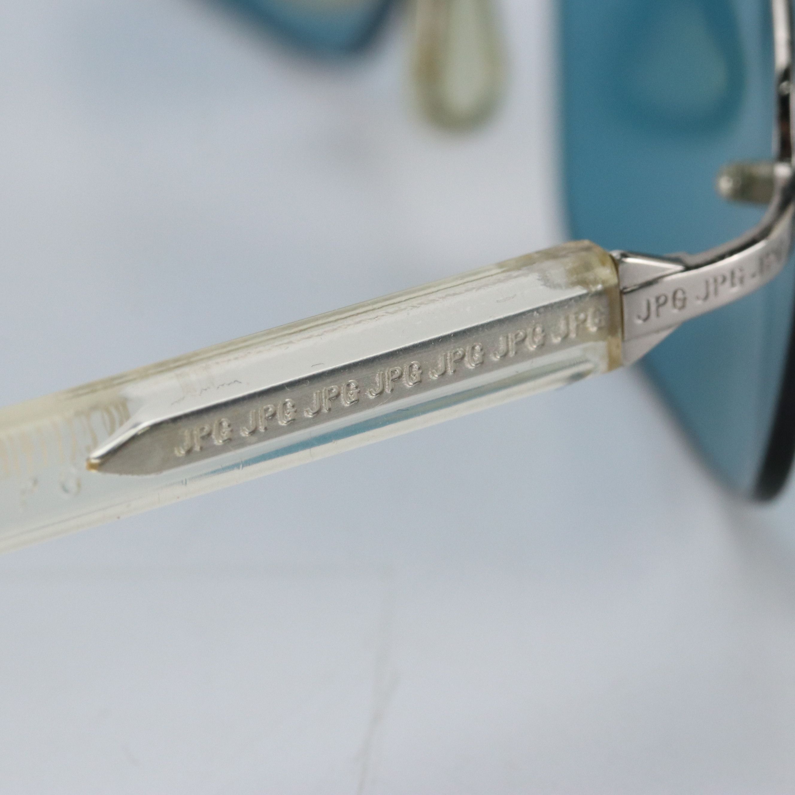 Jean Paul Gaultier 58-0034 Semi-Rimless Sunglasses with Case