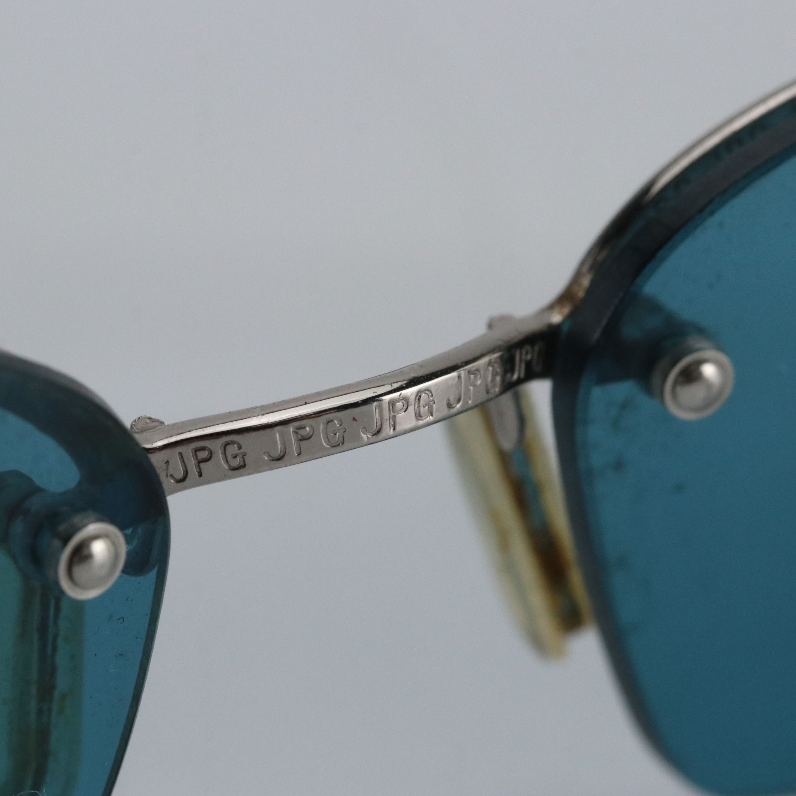 Jean Paul Gaultier 58-0034 Semi-Rimless Sunglasses with Case