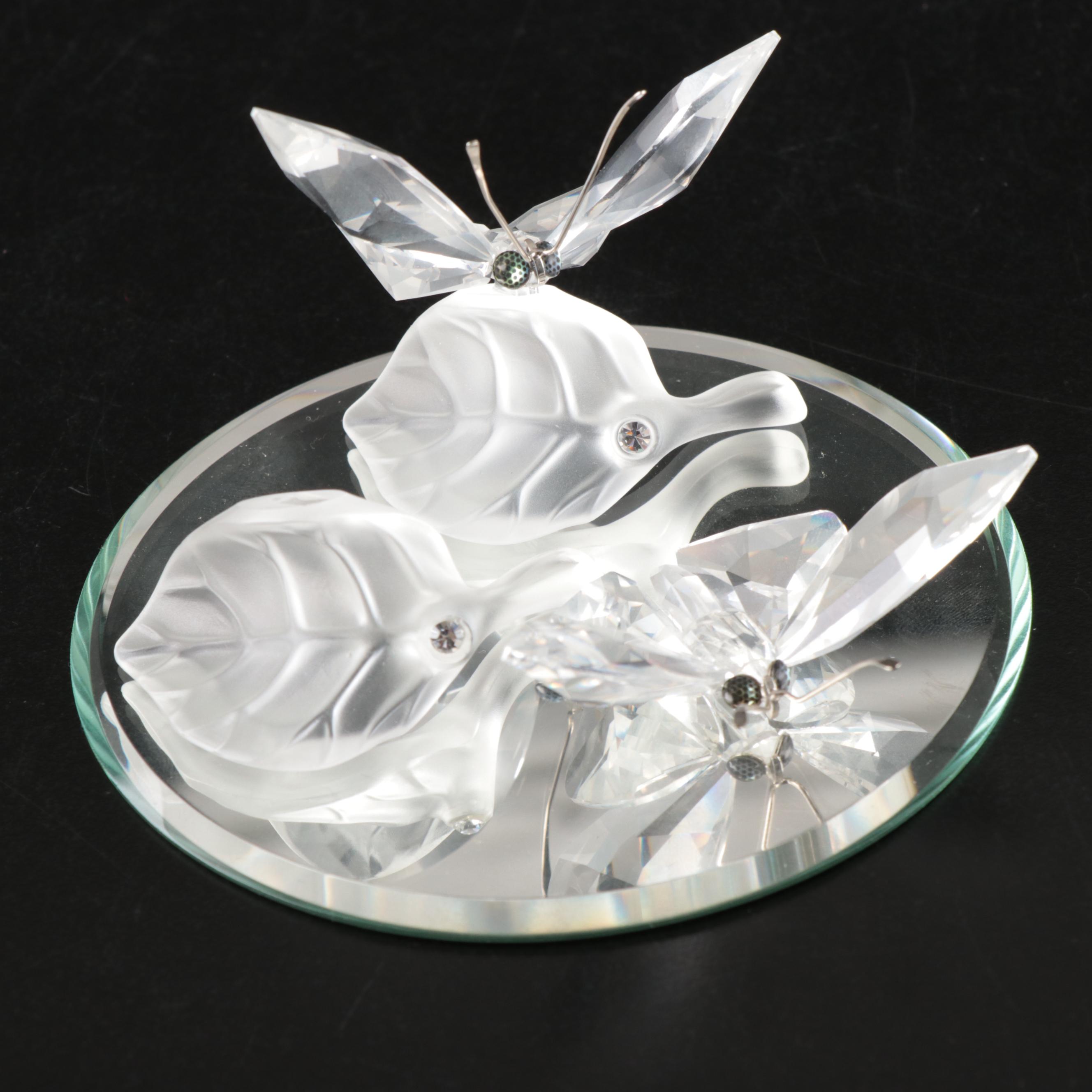 Swarovski Crystal Swan, Crab, Starfish, and More Figurines