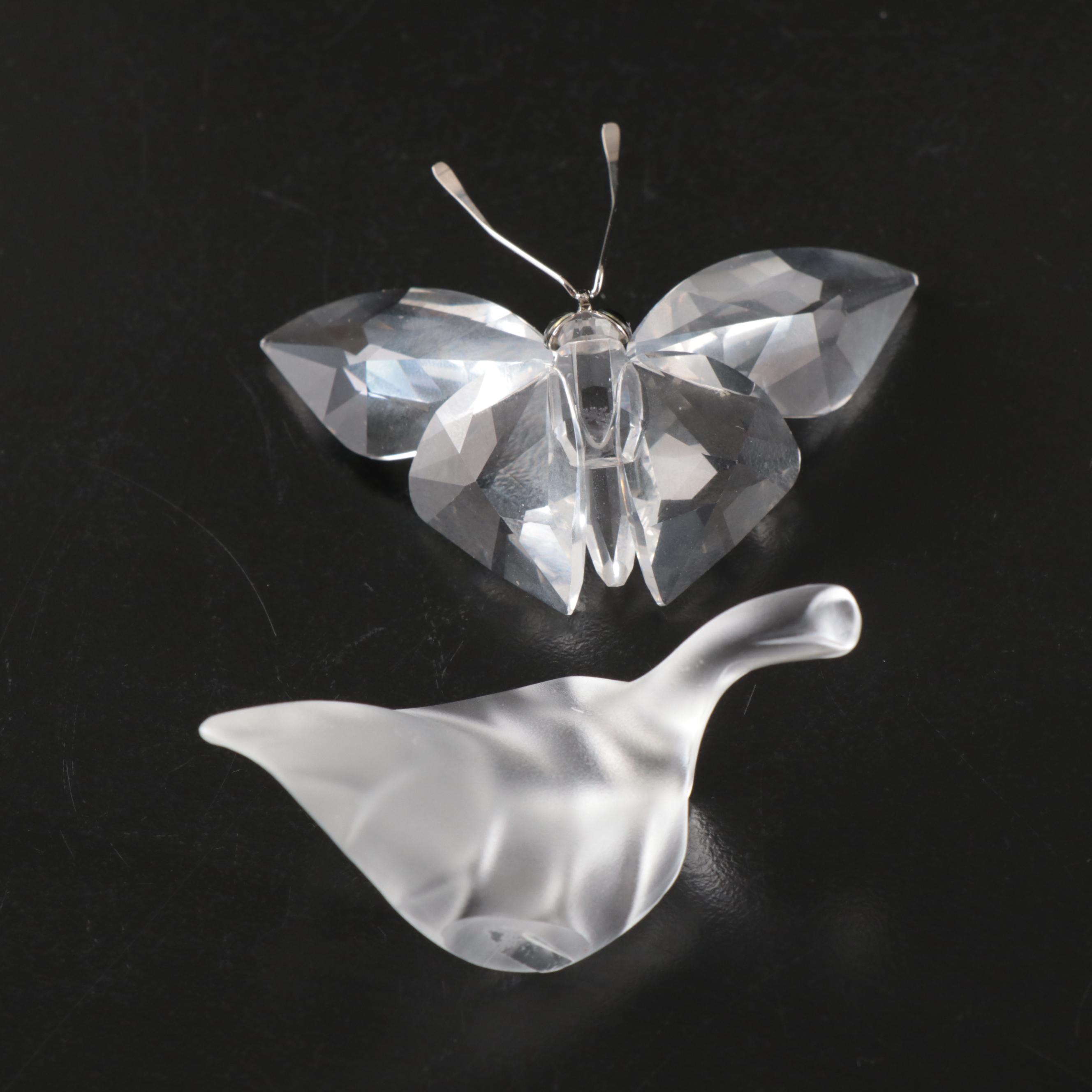 Swarovski Crystal Swan, Crab, Starfish, and More Figurines