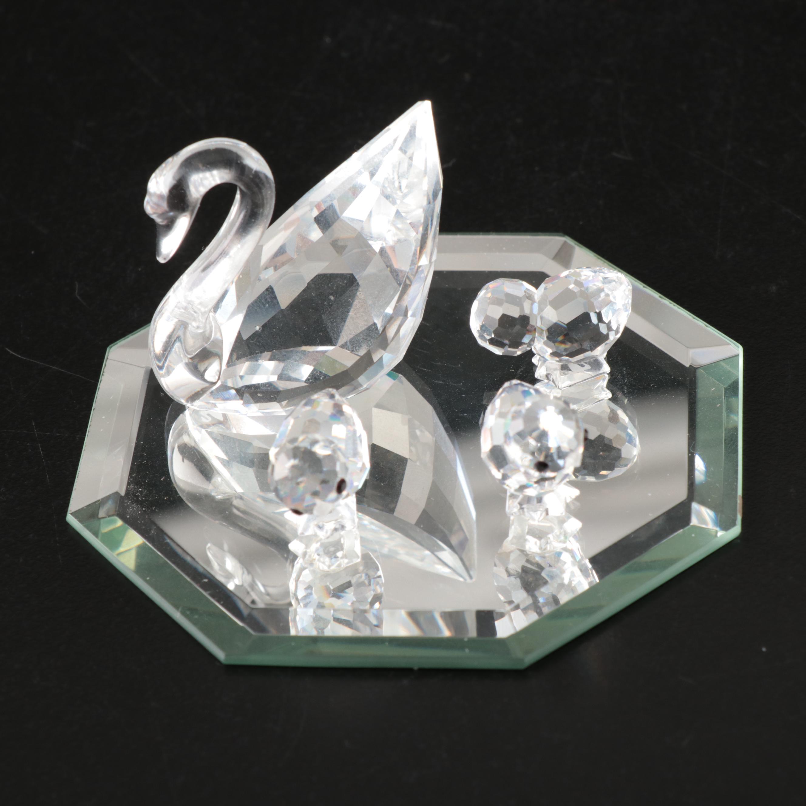 Swarovski Crystal Swan, Crab, Starfish, and More Figurines