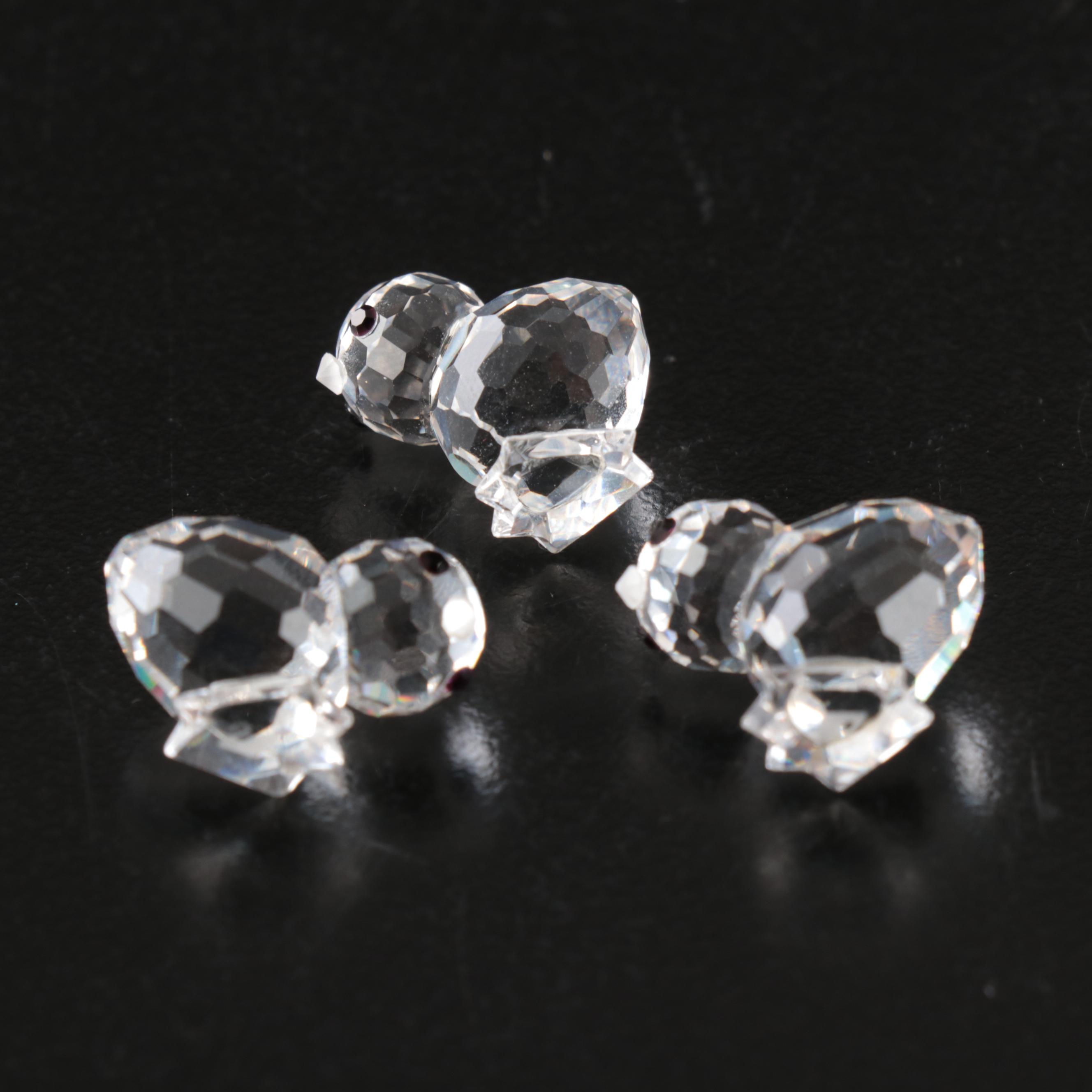 Swarovski Crystal Swan, Crab, Starfish, and More Figurines