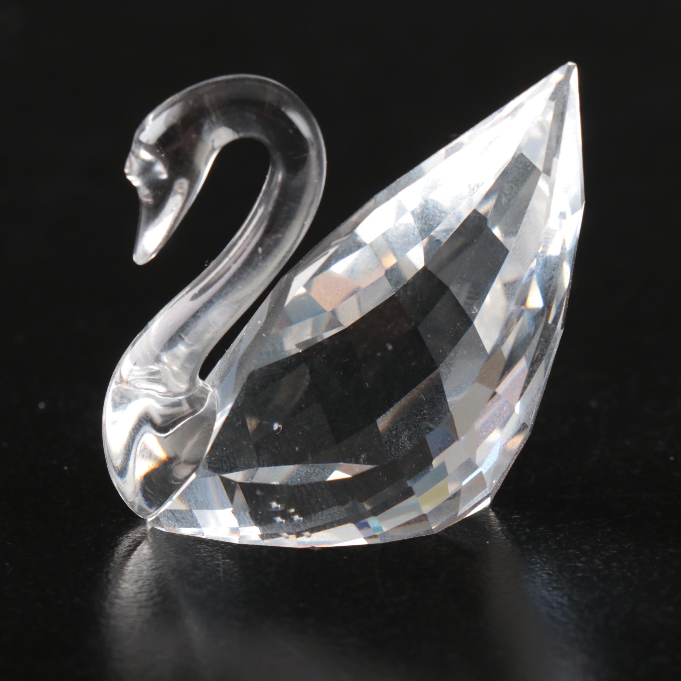 Swarovski Crystal Swan, Crab, Starfish, and More Figurines