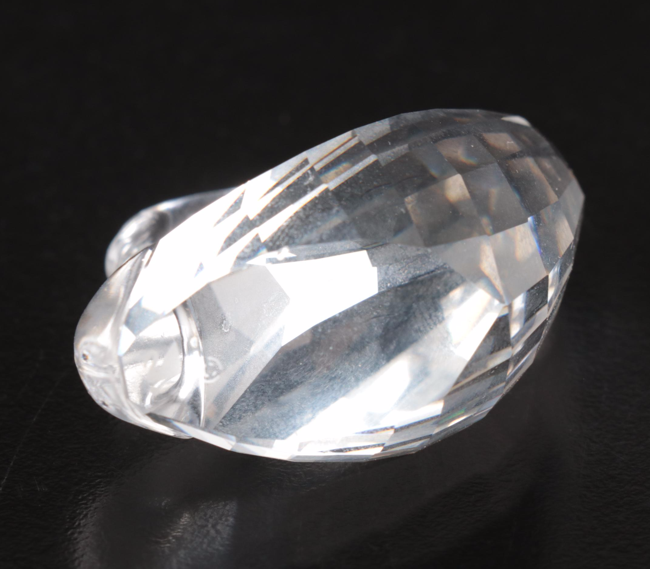 Swarovski Crystal Swan, Crab, Starfish, and More Figurines