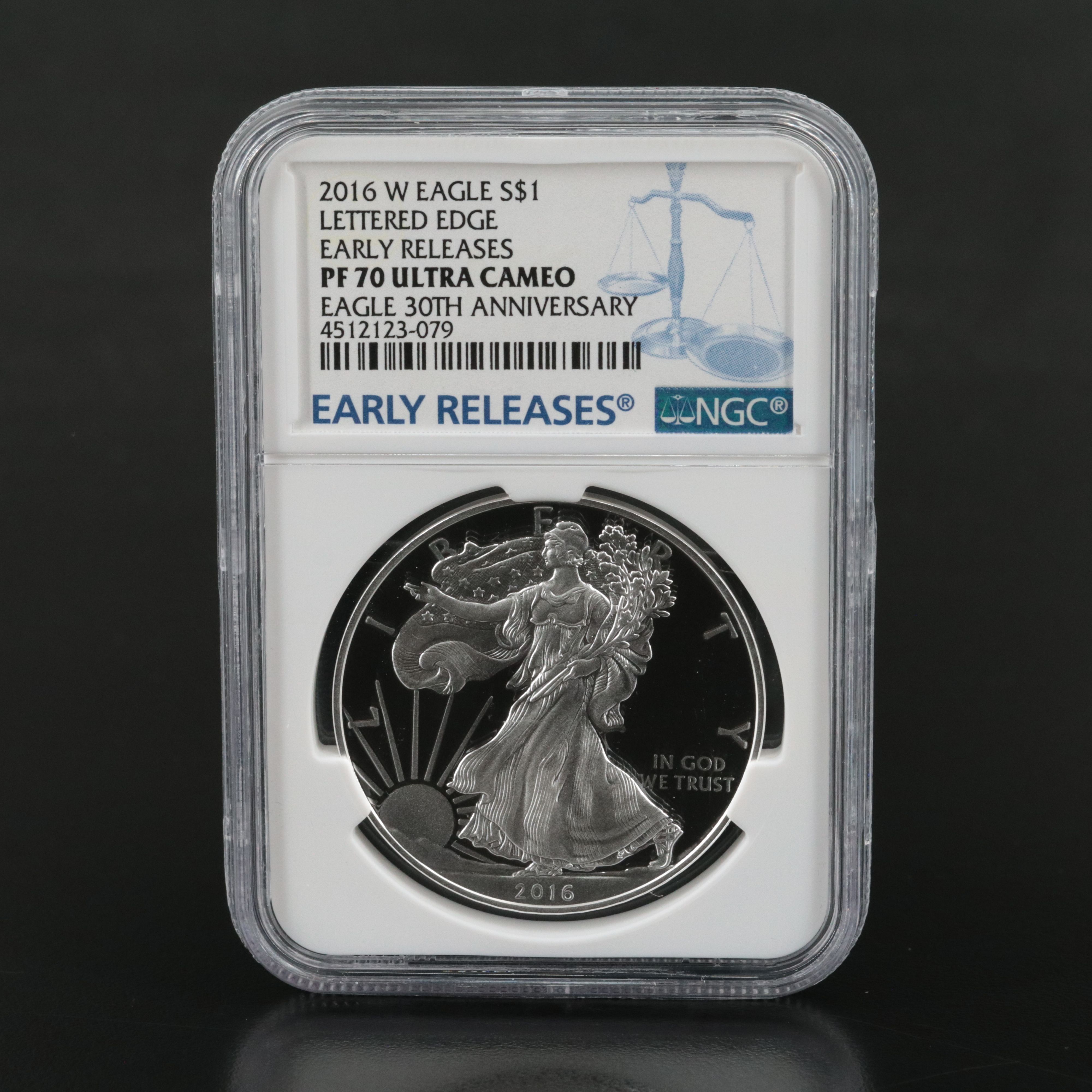 NGC PF70 Ultra Cameo 2016-W U.S. Silver Eagle Proof Coin