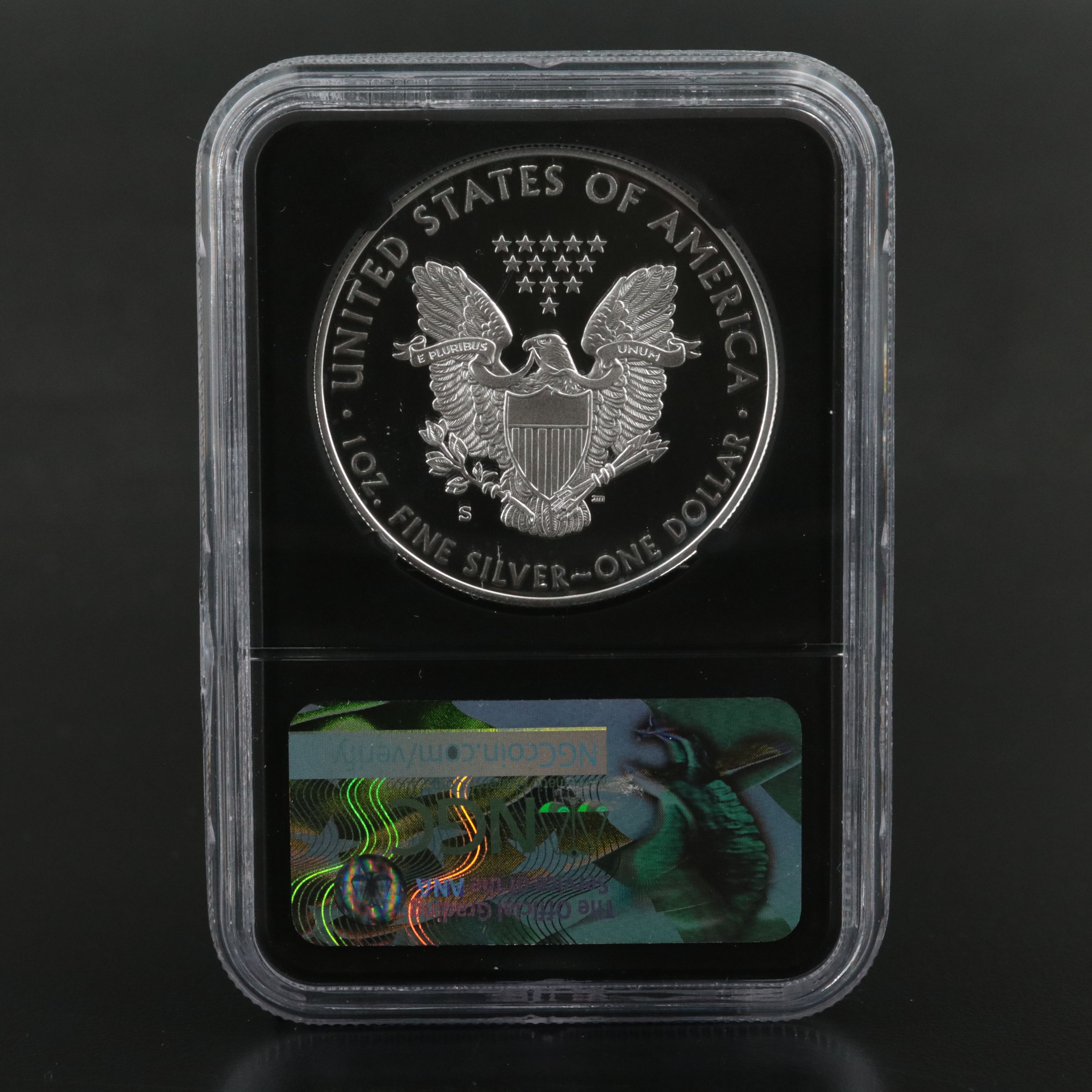 NGC PF69 Ultra Cameo 2017-S U.S. Silver Eagle Proof Coin