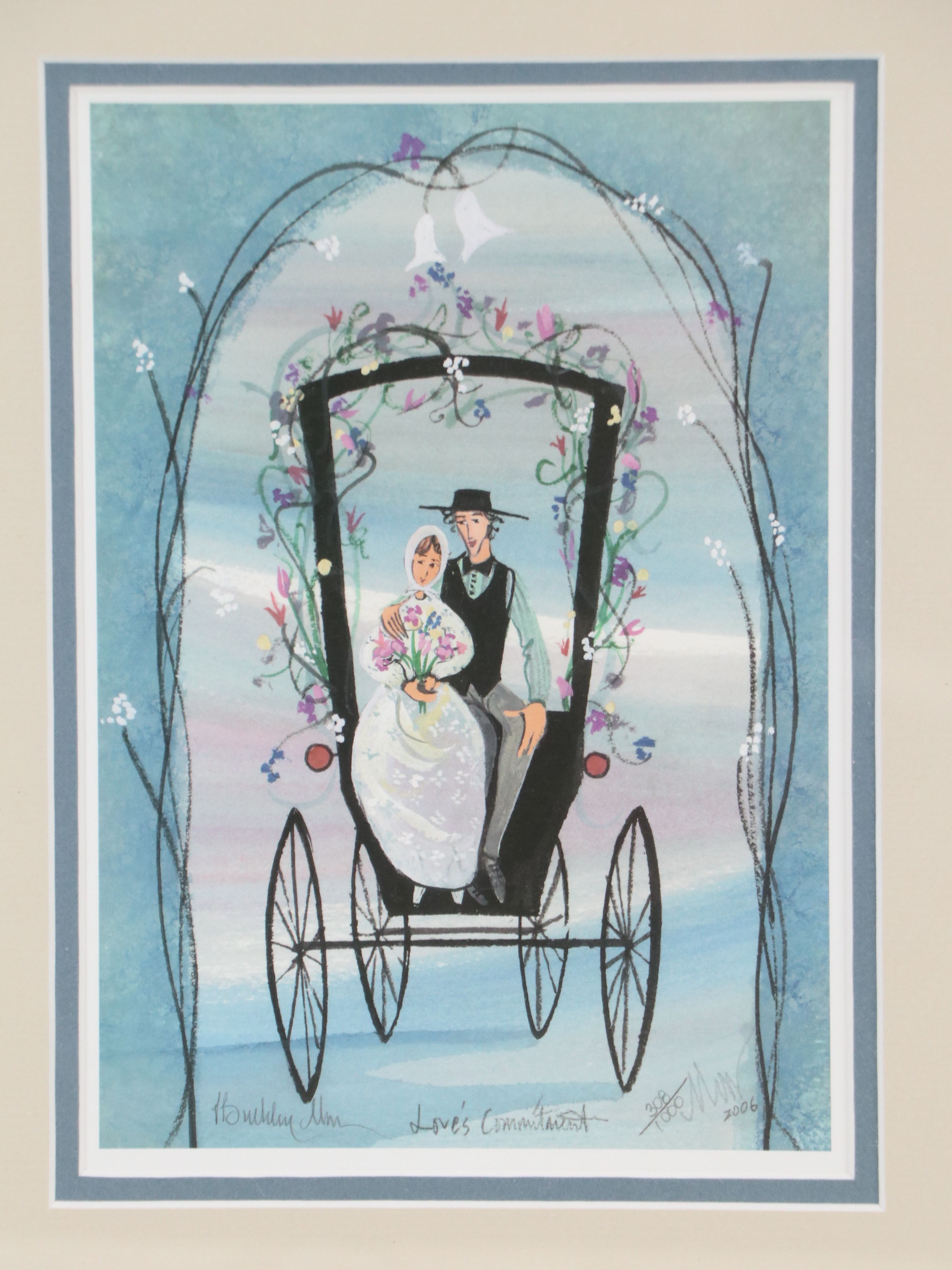 Patricia Buckley-Moss Offset Lithographs "Prairie Family" and More