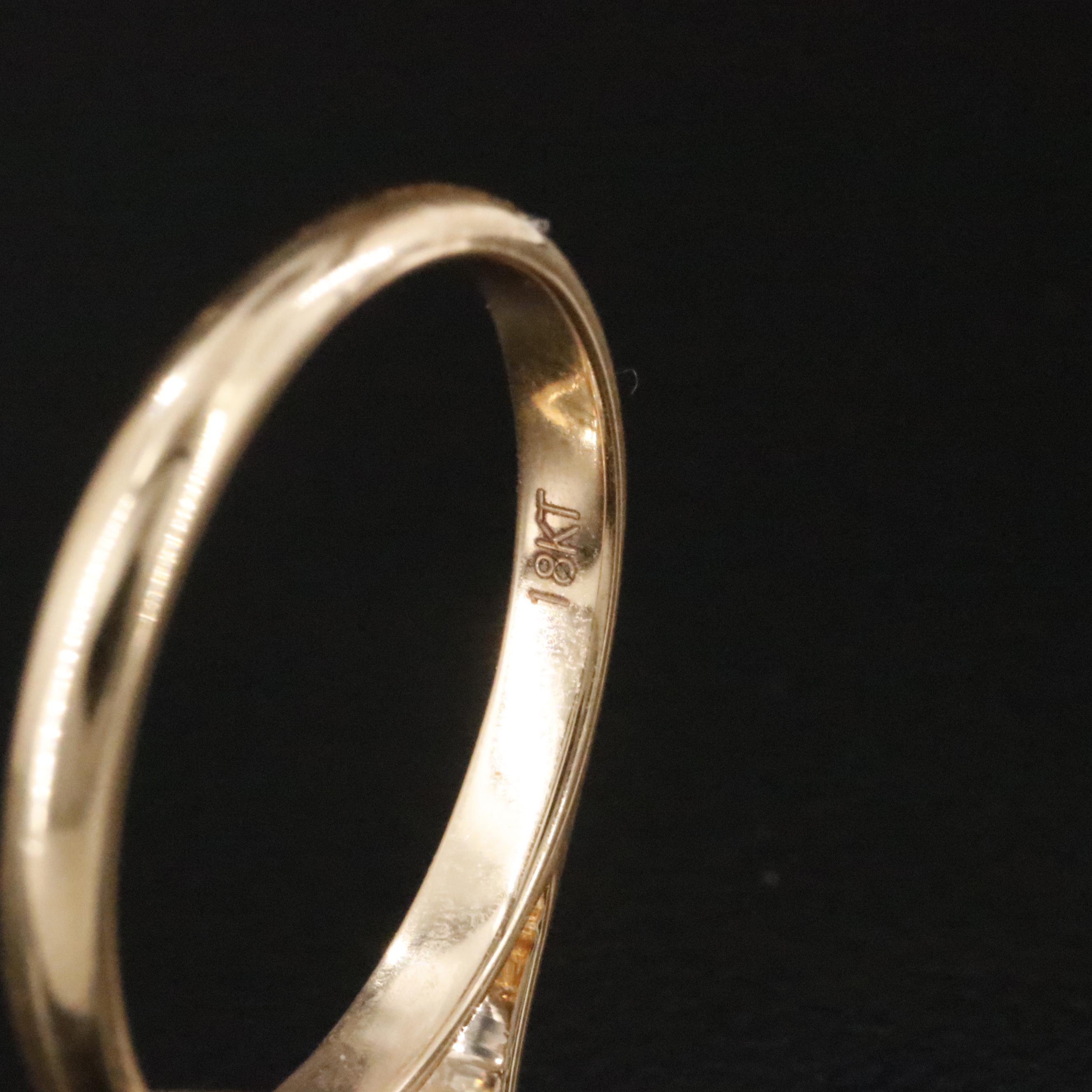 18K 6.04 CT Lab Grown Diamond Solitaire Ring with IGI Report