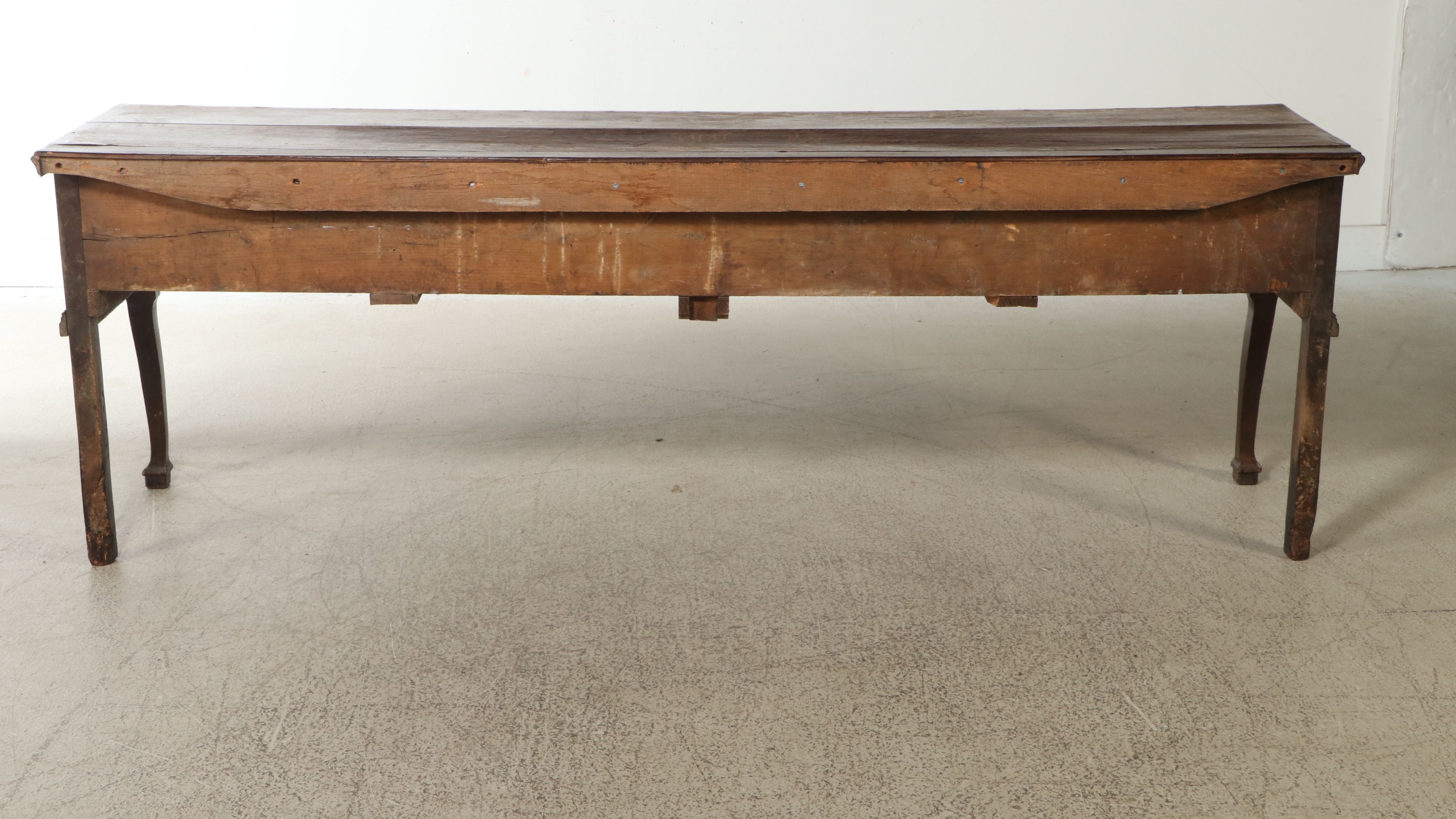 George II Period Walnut Low Dresser (Dresser Base), 18th Century