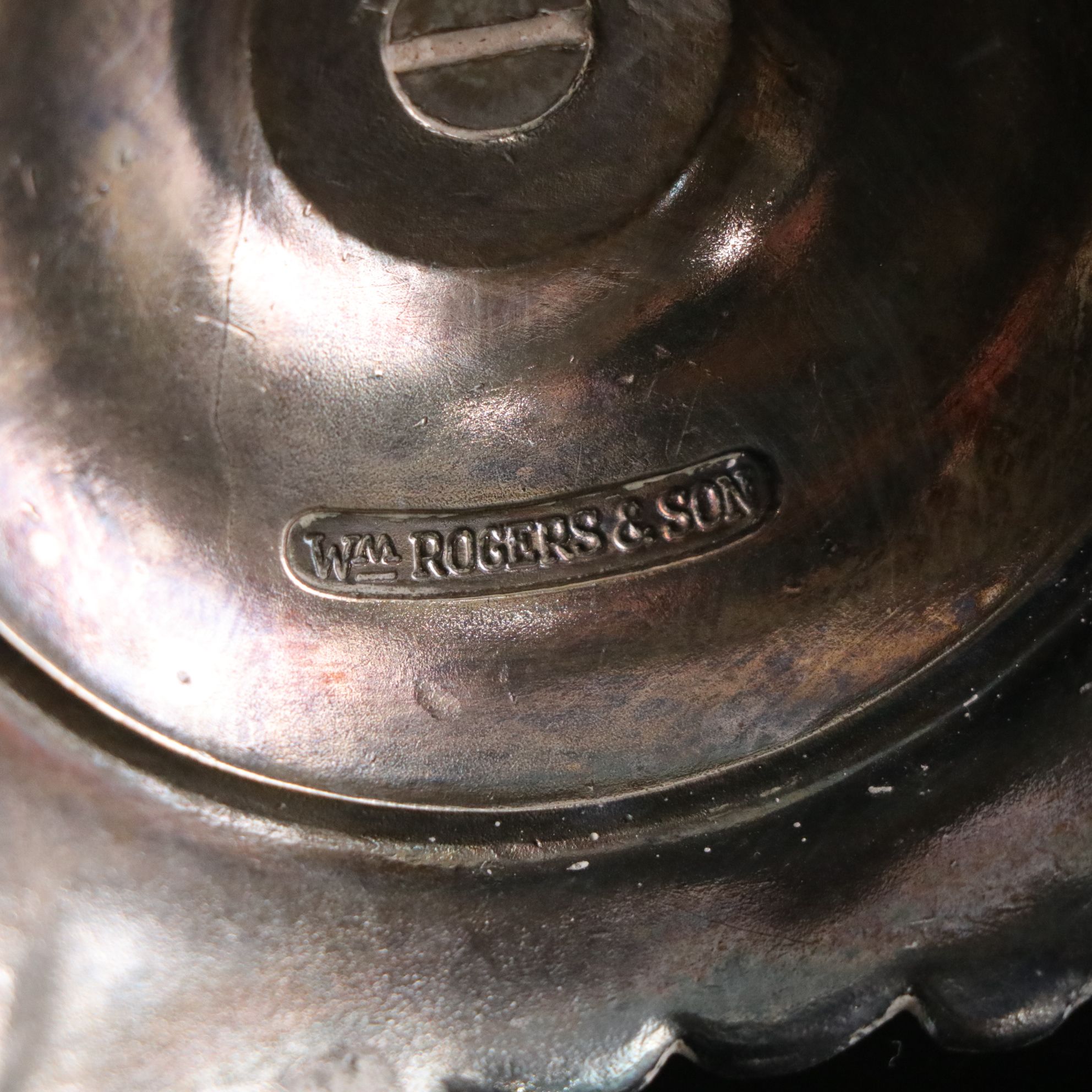 W.M. Rogers and Son "Victorian Rose" Silver Plate Convertible Candelabras