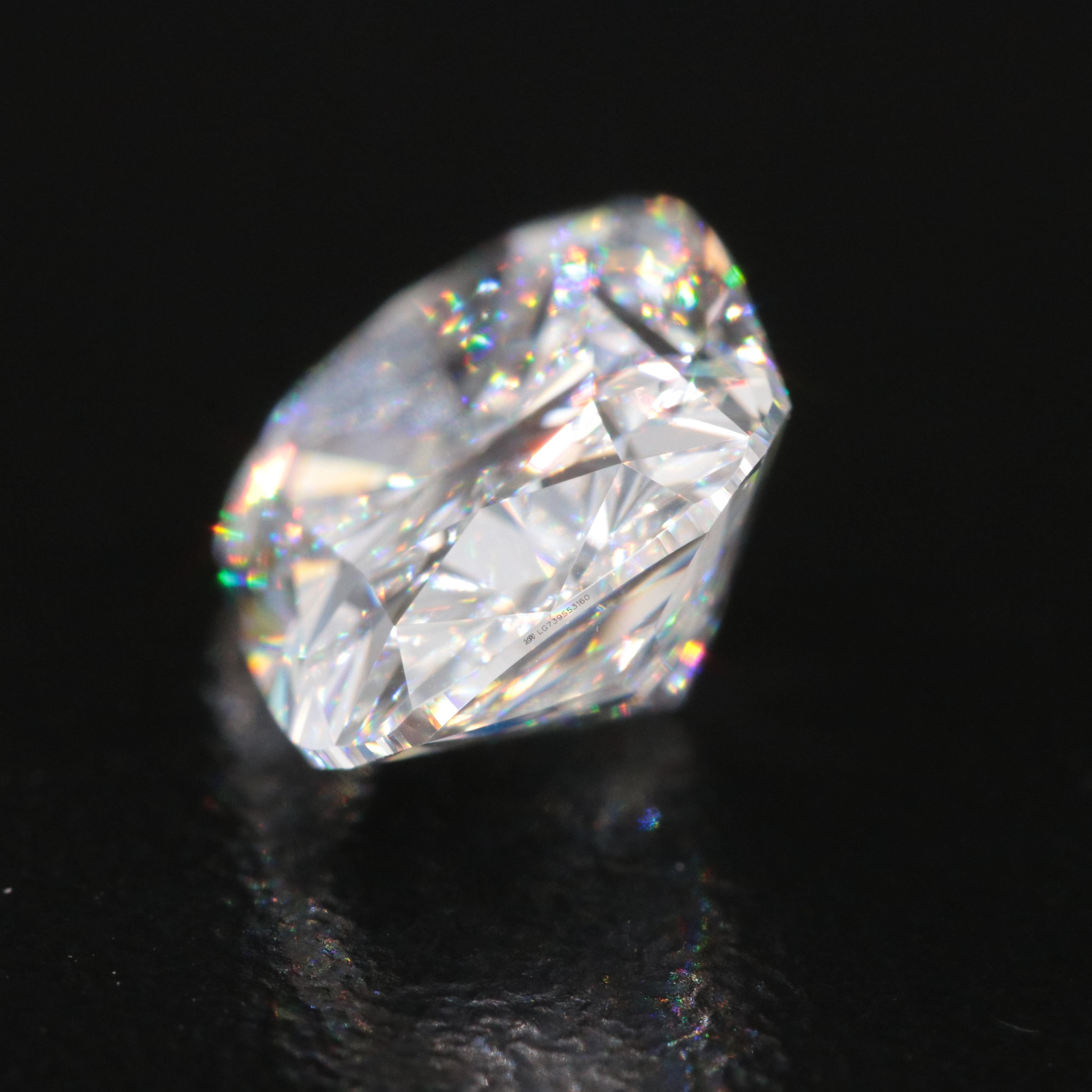 Loose 4.03 CT Lab Grown Diamond with IGI Report