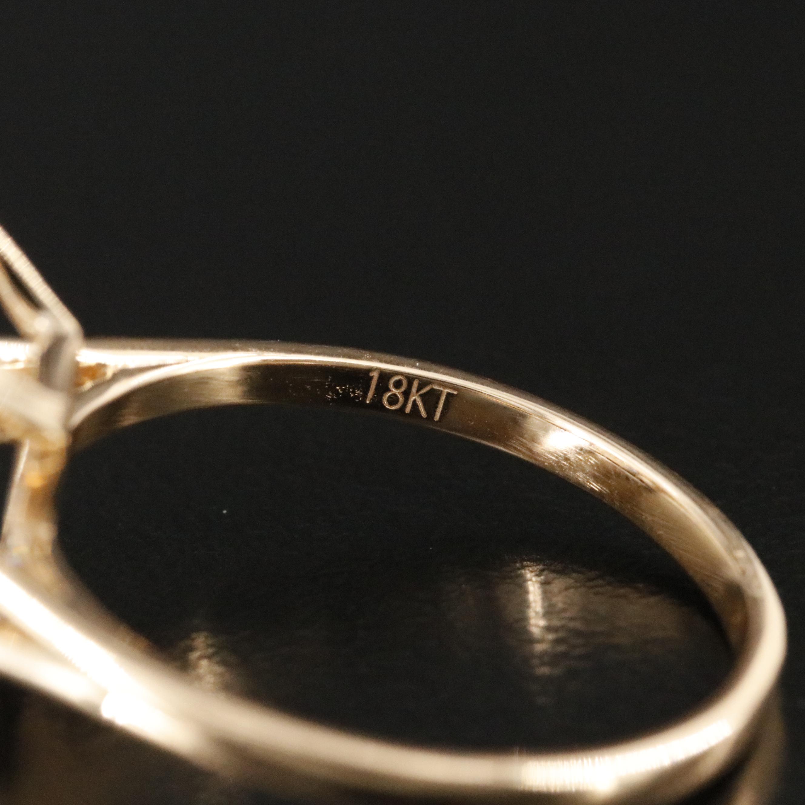 18K 5.06 CTW Lab Grown Diamond Ring with IGI Report