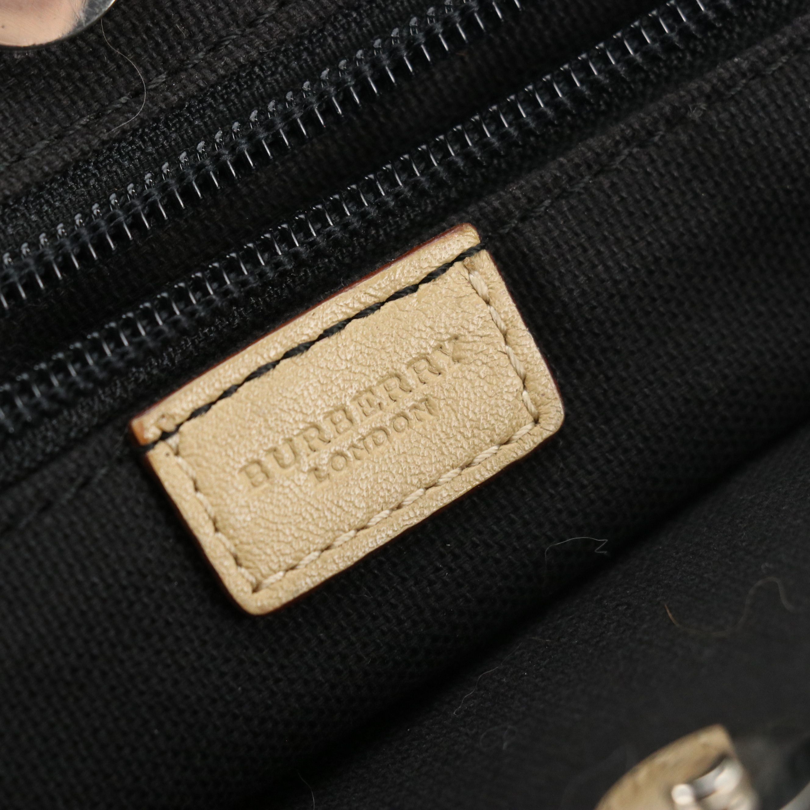 Burberry Nova Check Canvas Tote Bag