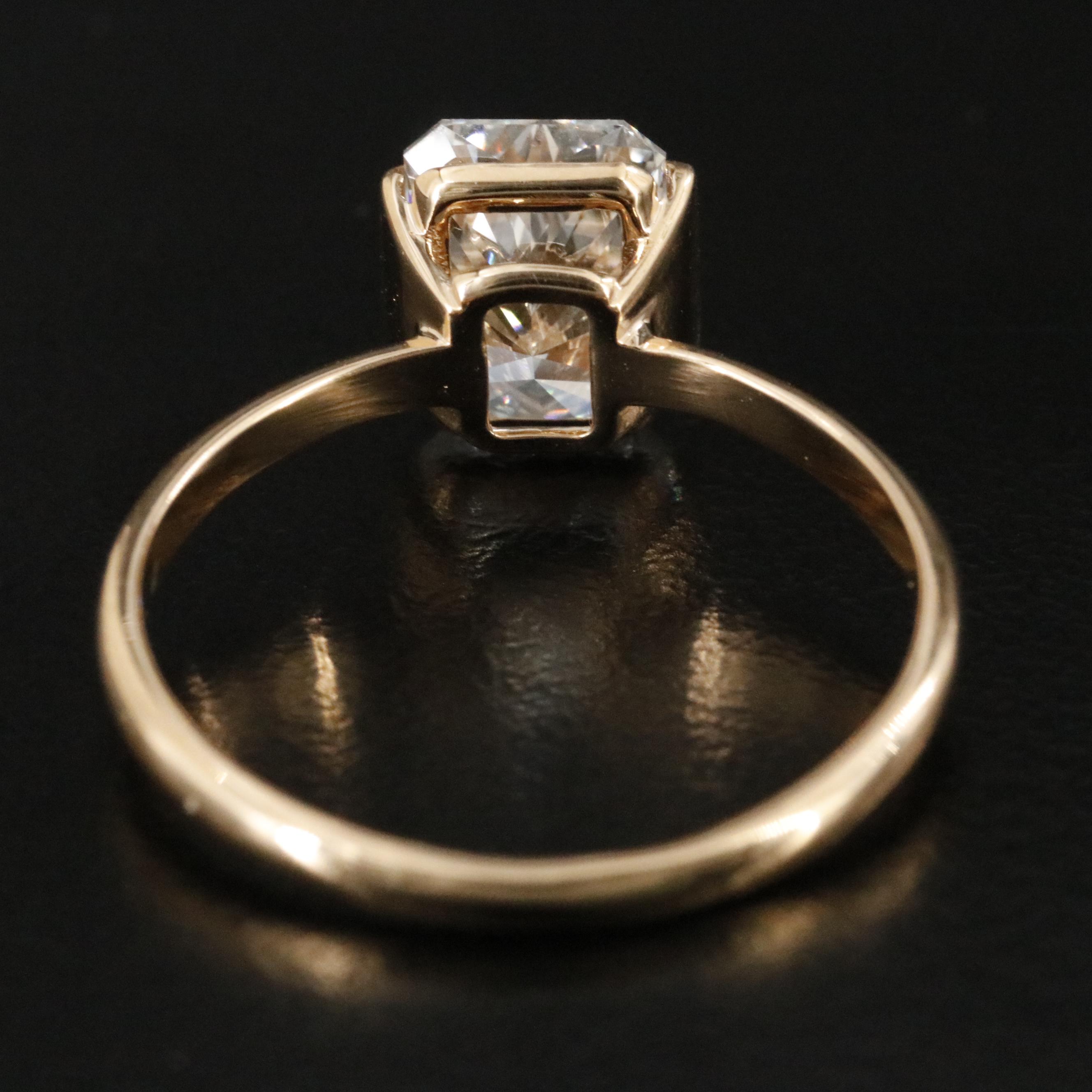 18K 2.05 CTW Lab Grown Diamond Ring with IGI Report