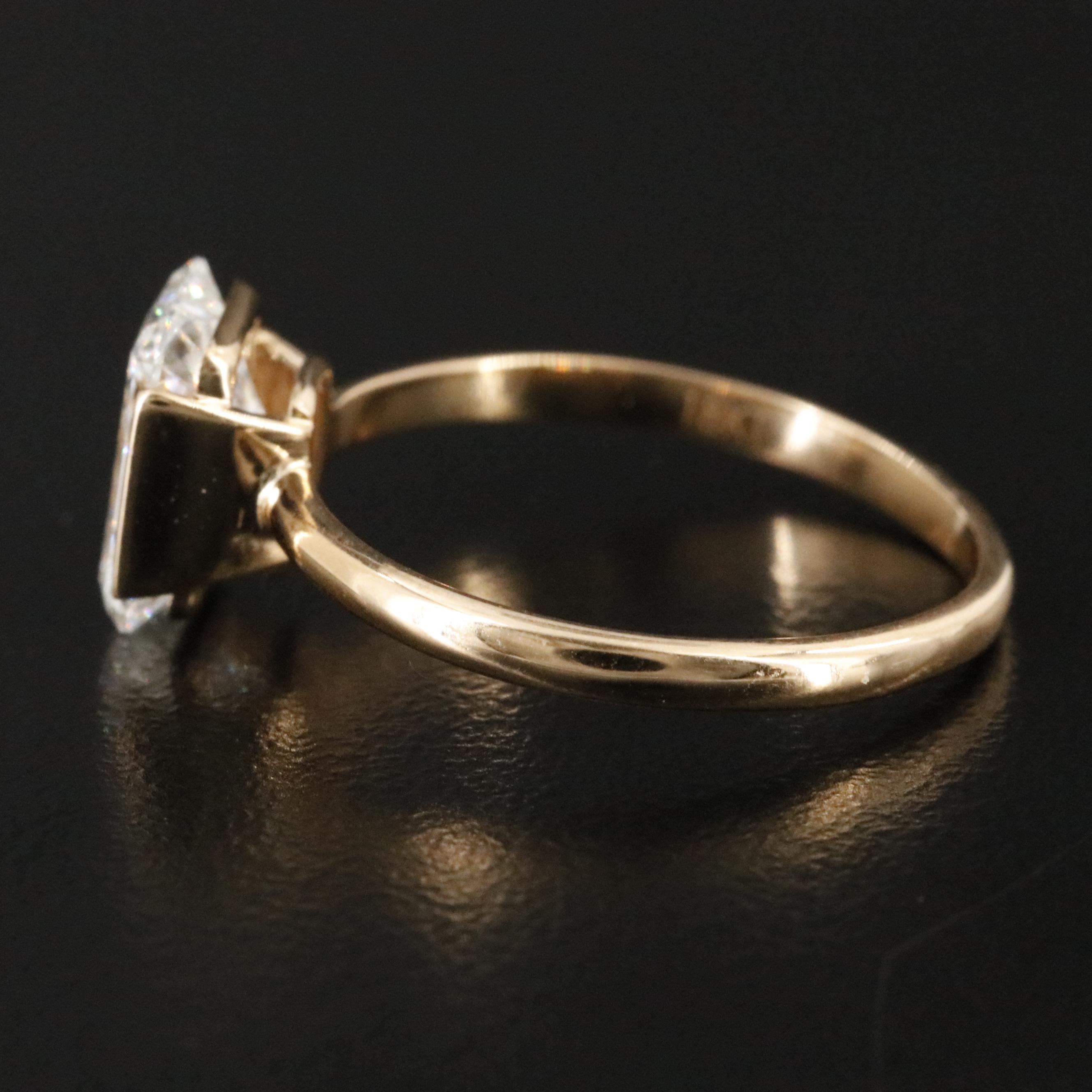 18K 2.05 CTW Lab Grown Diamond Ring with IGI Report