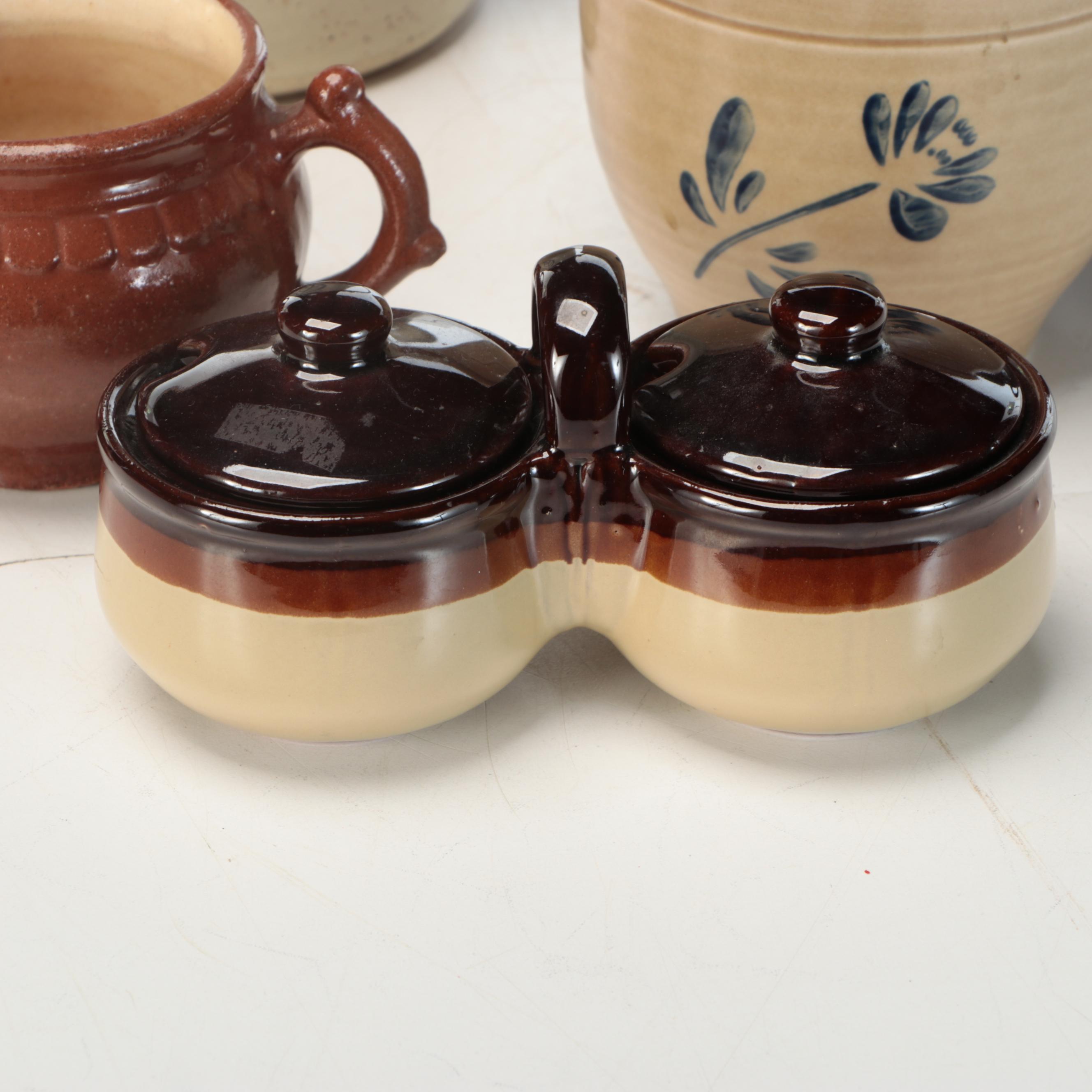 McCoy Pottery Pitcher, Pfaltzgraff Ceramic Bowl, and More Ceramic Tableware