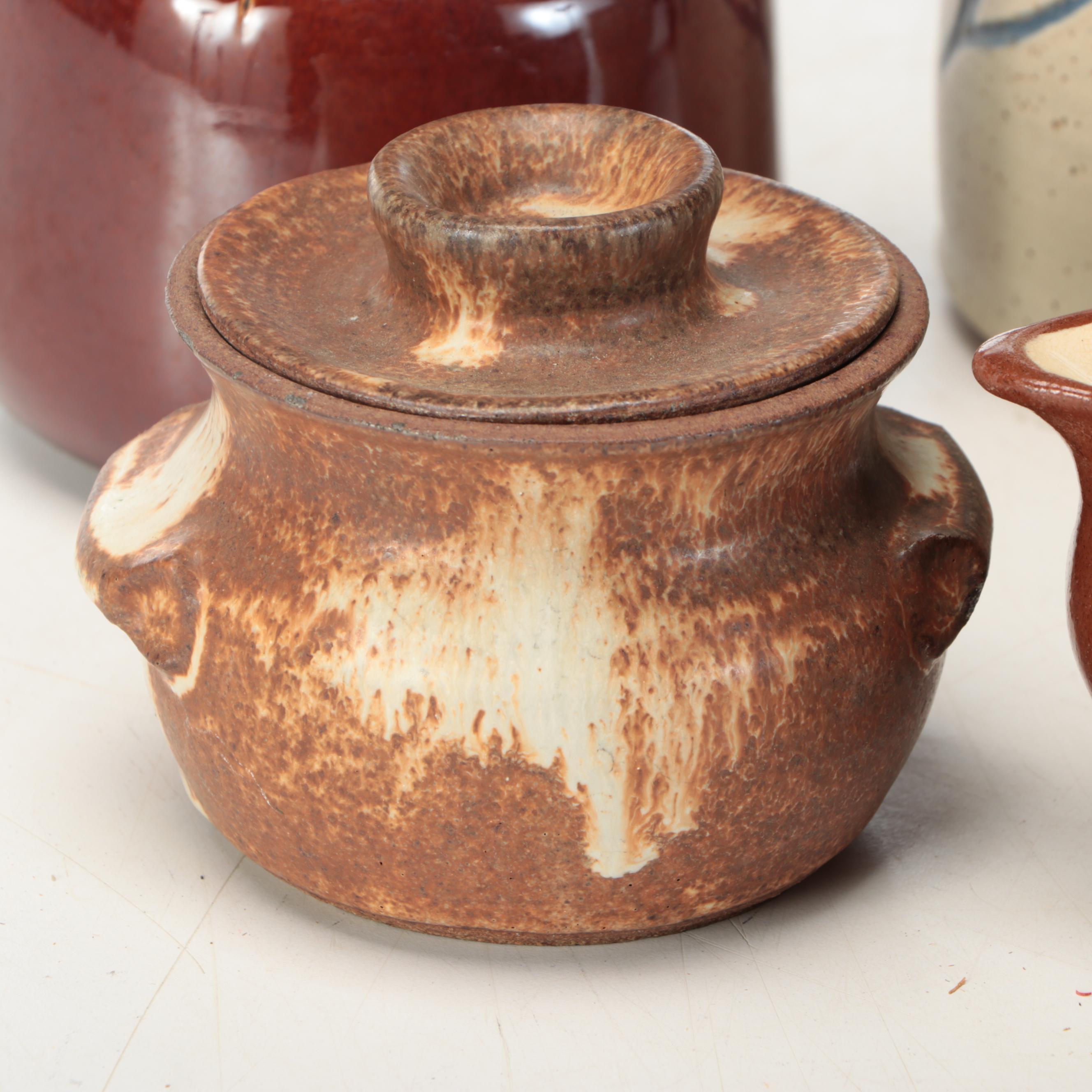 McCoy Pottery Pitcher, Pfaltzgraff Ceramic Bowl, and More Ceramic Tableware