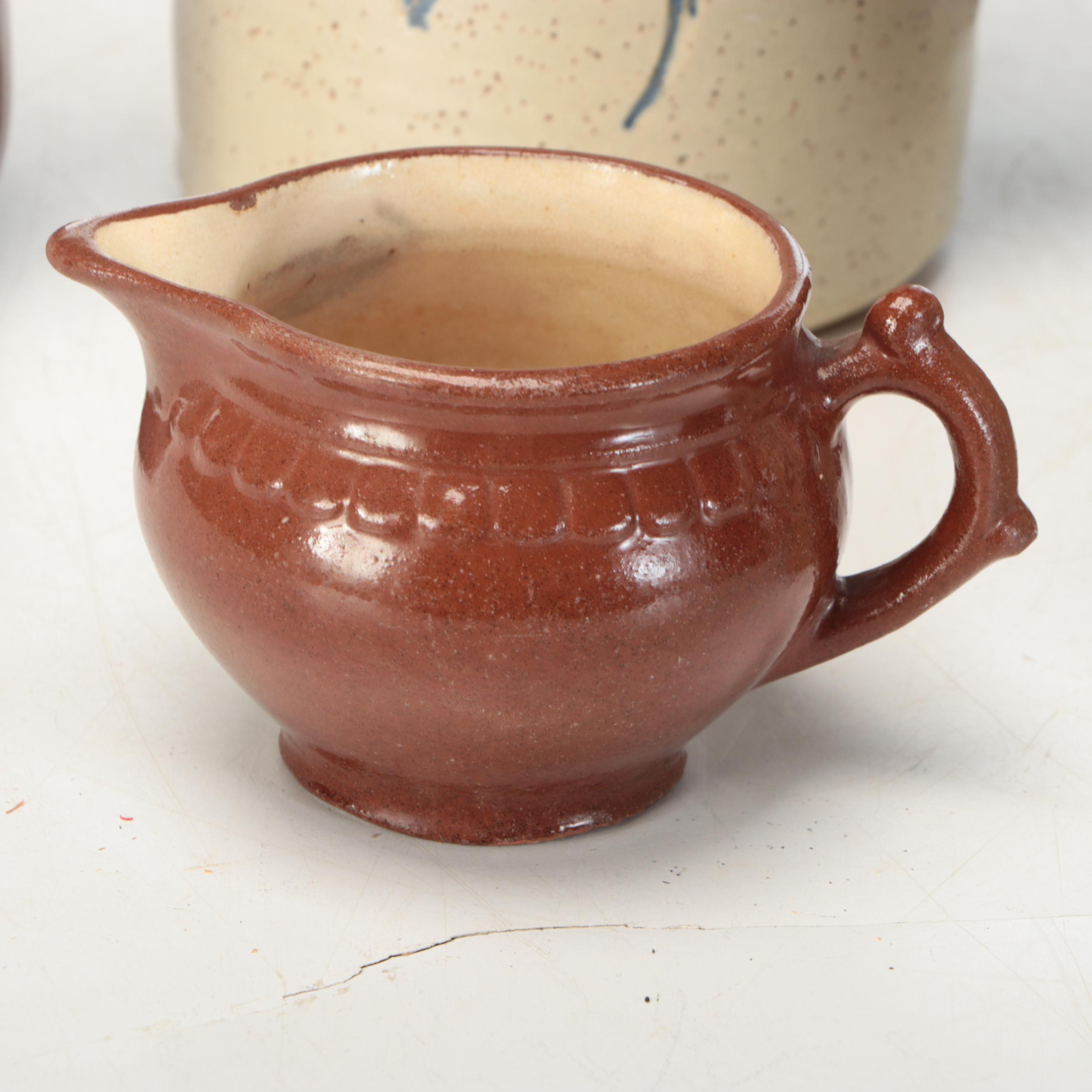 McCoy Pottery Pitcher, Pfaltzgraff Ceramic Bowl, and More Ceramic Tableware