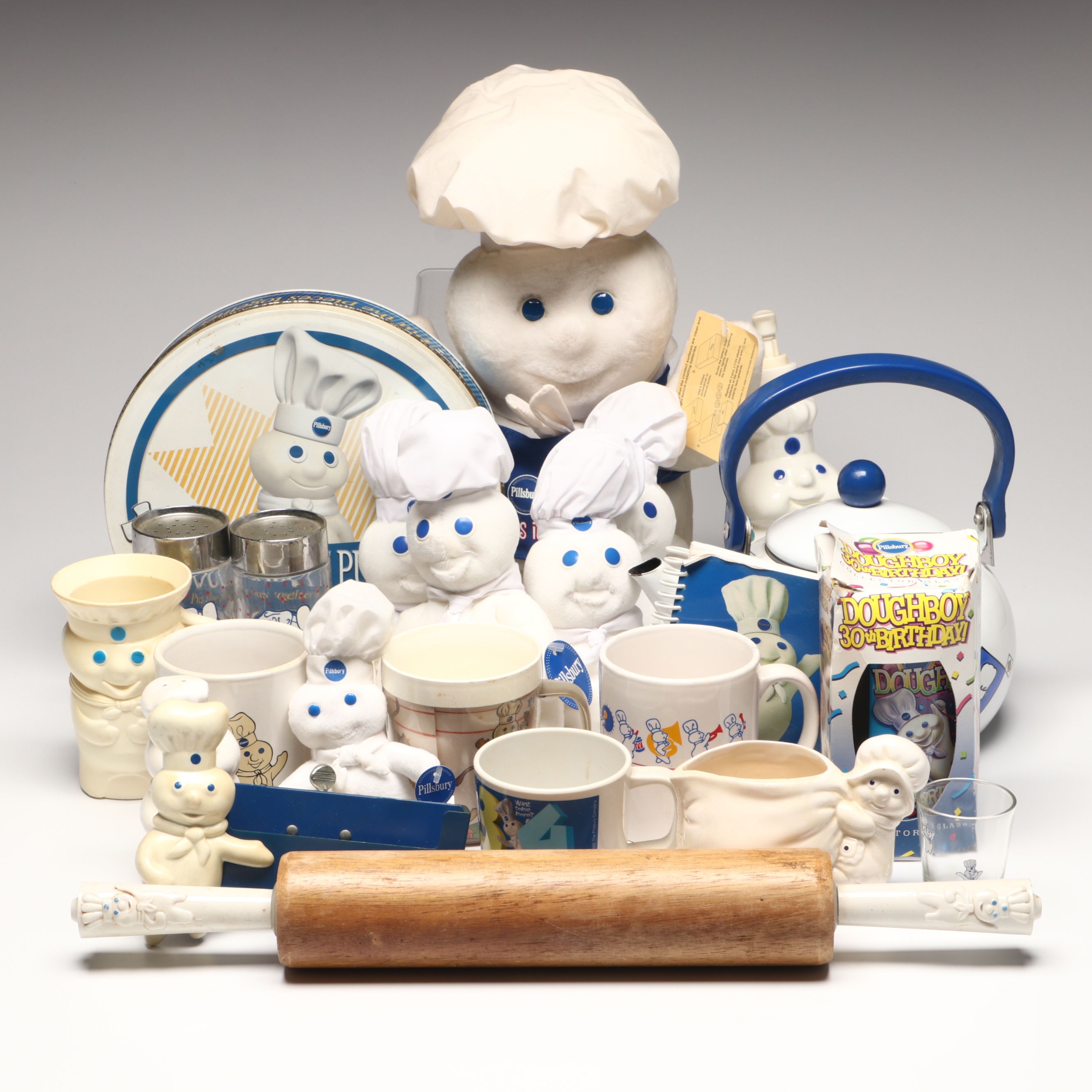 Pillsbury Doughboy Tea Kettle and More Vintage Pillsbury Memorabilia