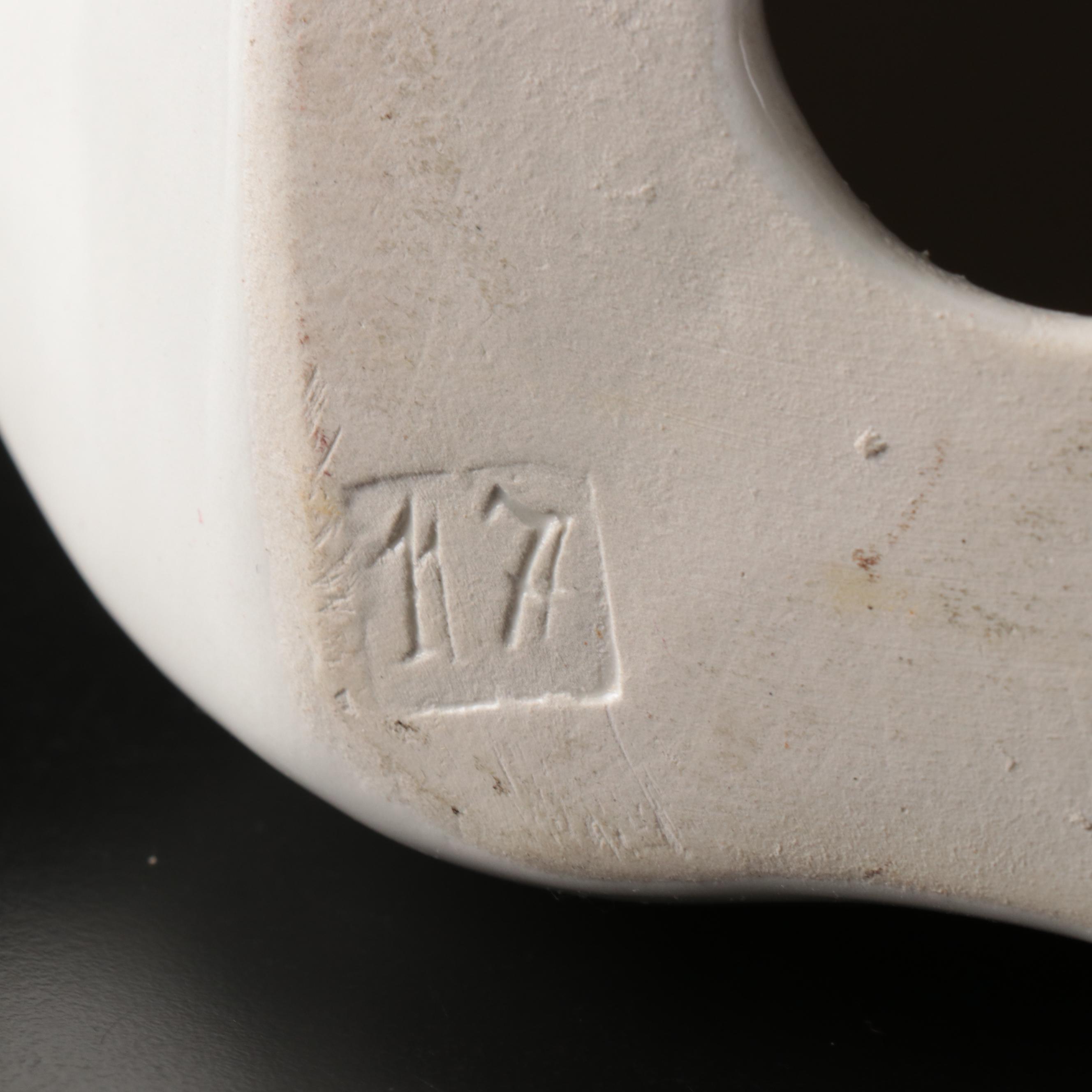 Reproduction Ceramic Busts of Alexandre and Louise Brongniart, Mid-Century