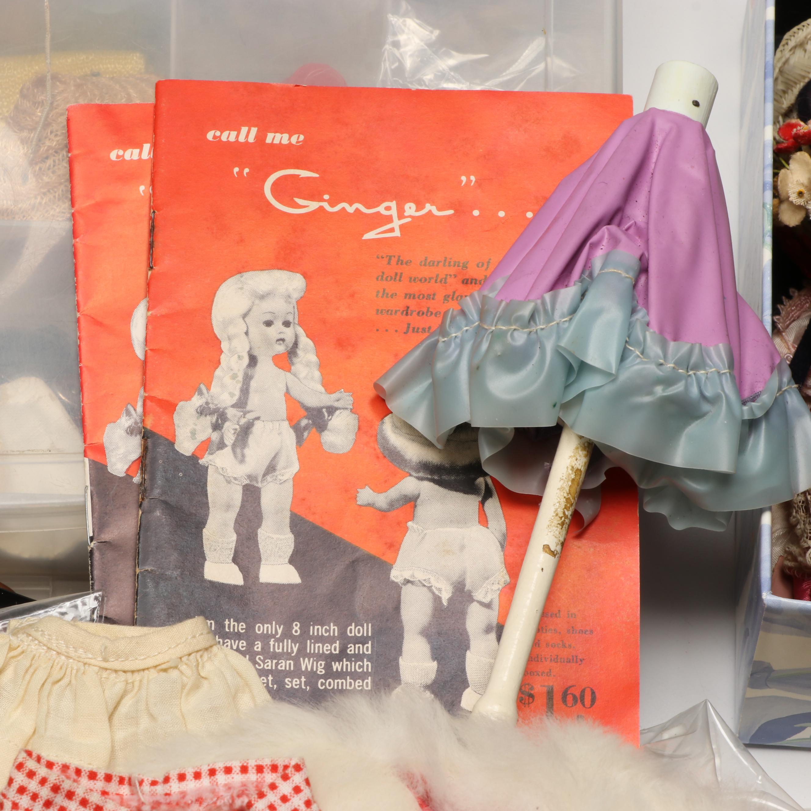 Vogue "Ginger" and Other Vintage Doll Clothing, Shoes and Accessories