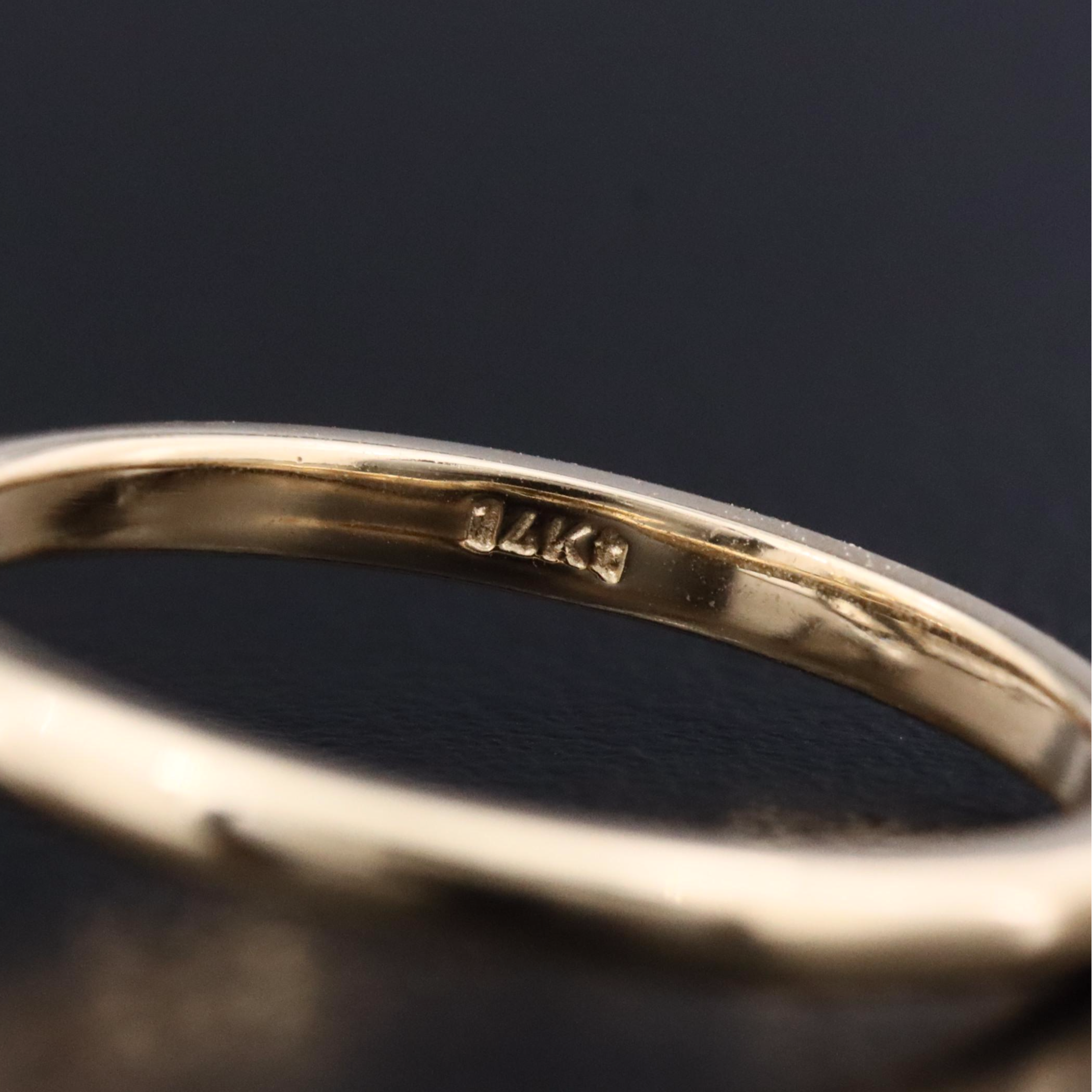 14K 6.01 CT Lab Grown Diamond Solitaire Ring with IGI Report