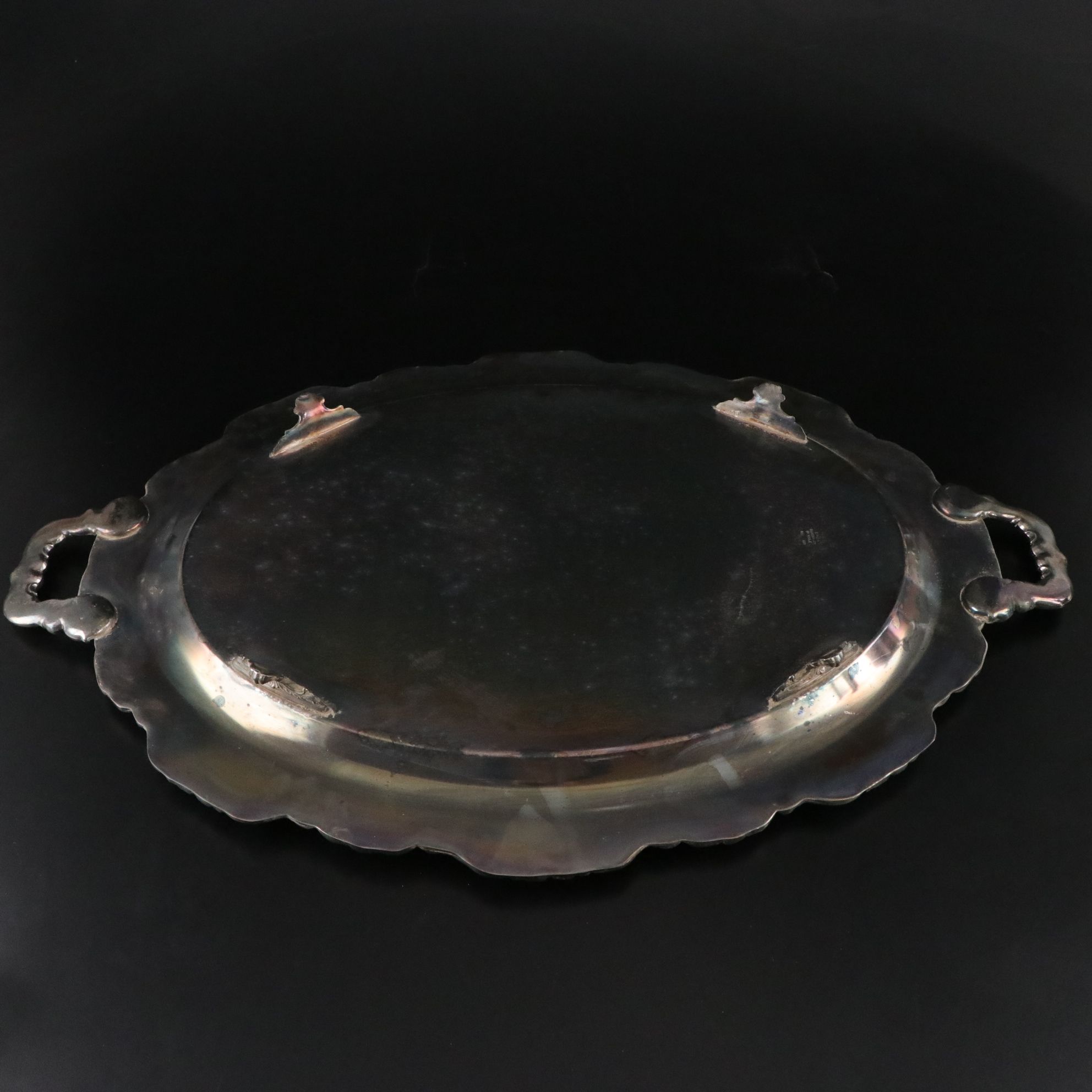 Poole Silver Co. "Lancaster Rose" Silver Plate Tea and Coffee Service