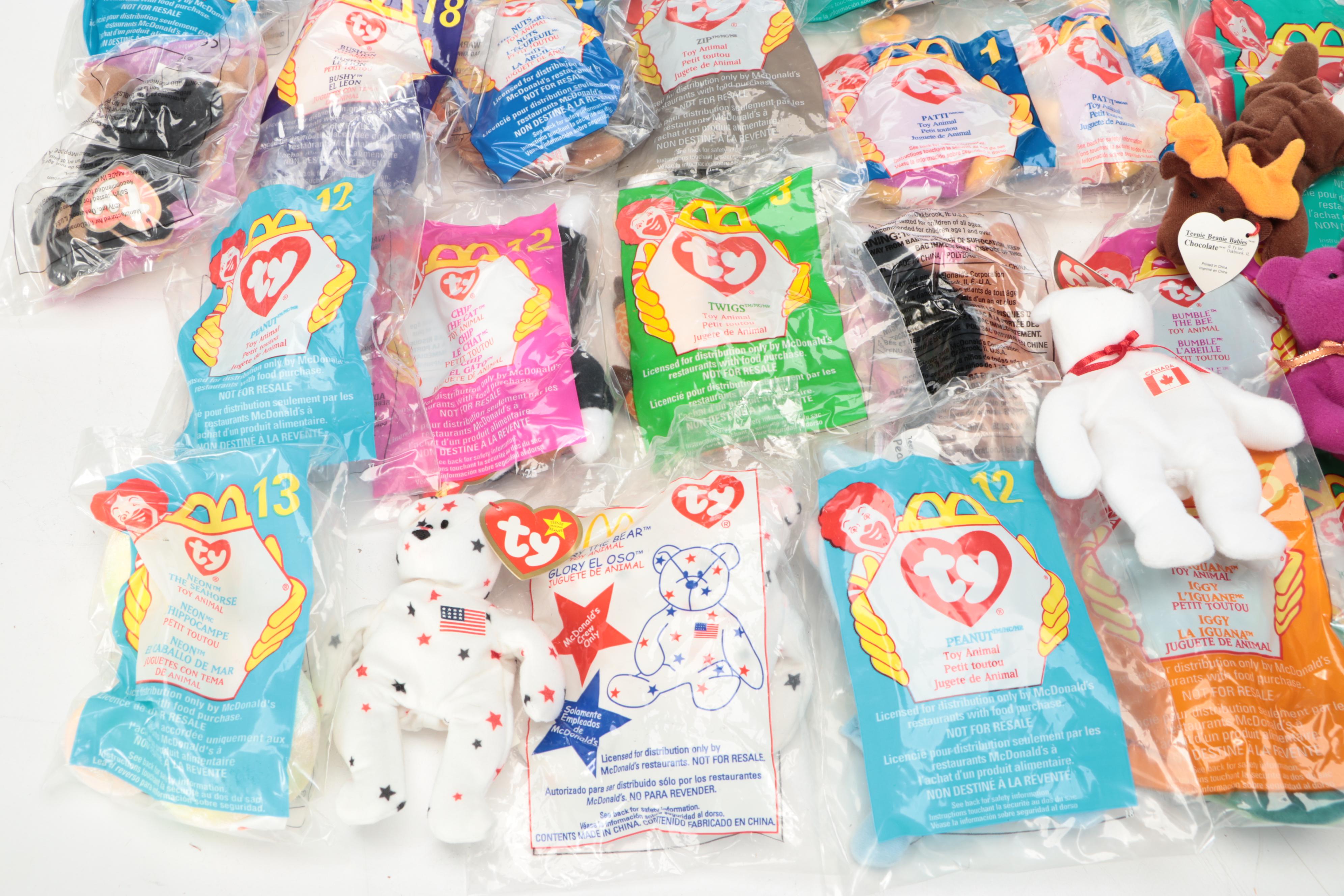 "Pinky", "Maple the Bear", "The End", and More Teenie Beanie Babies