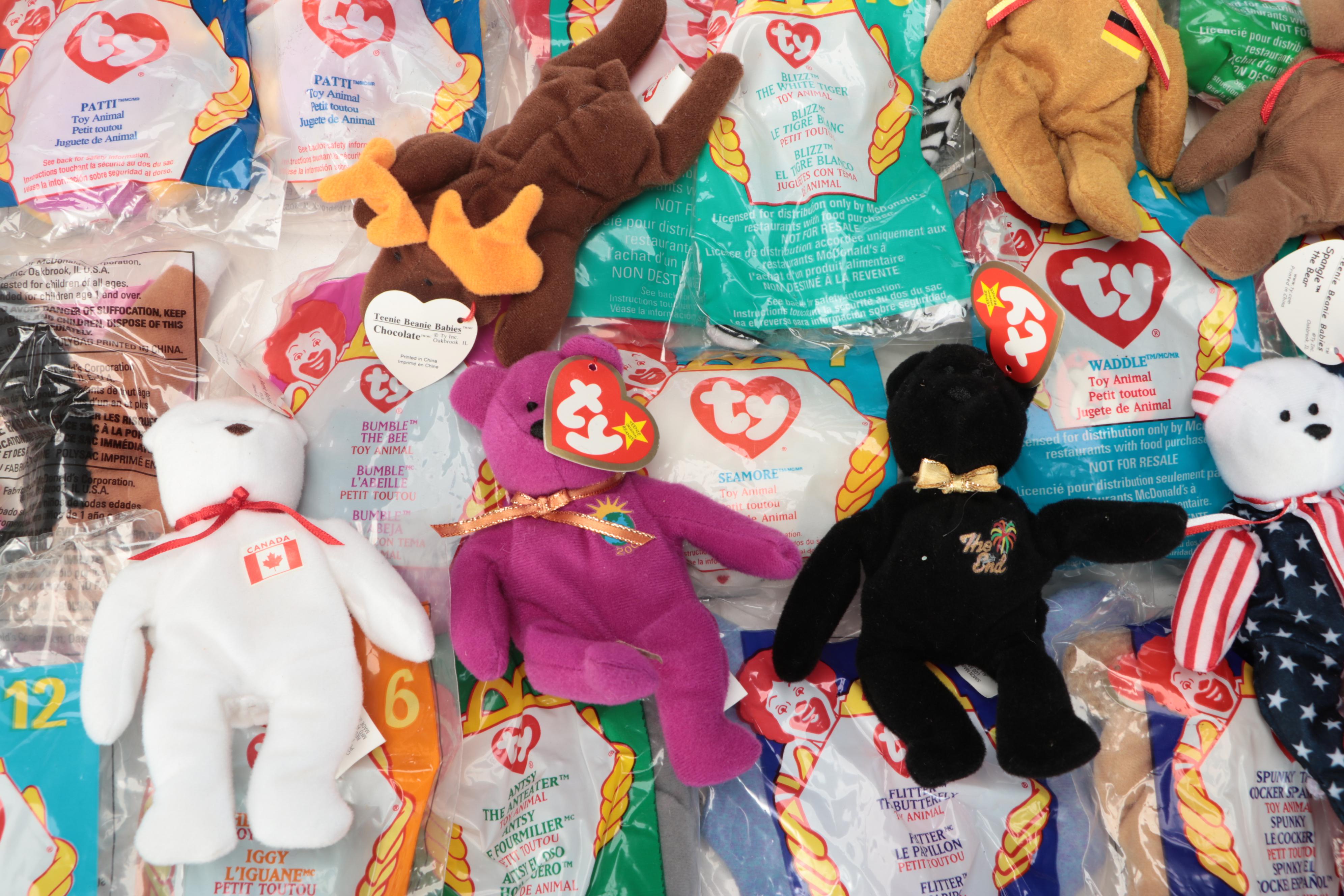 "Pinky", "Maple the Bear", "The End", and More Teenie Beanie Babies