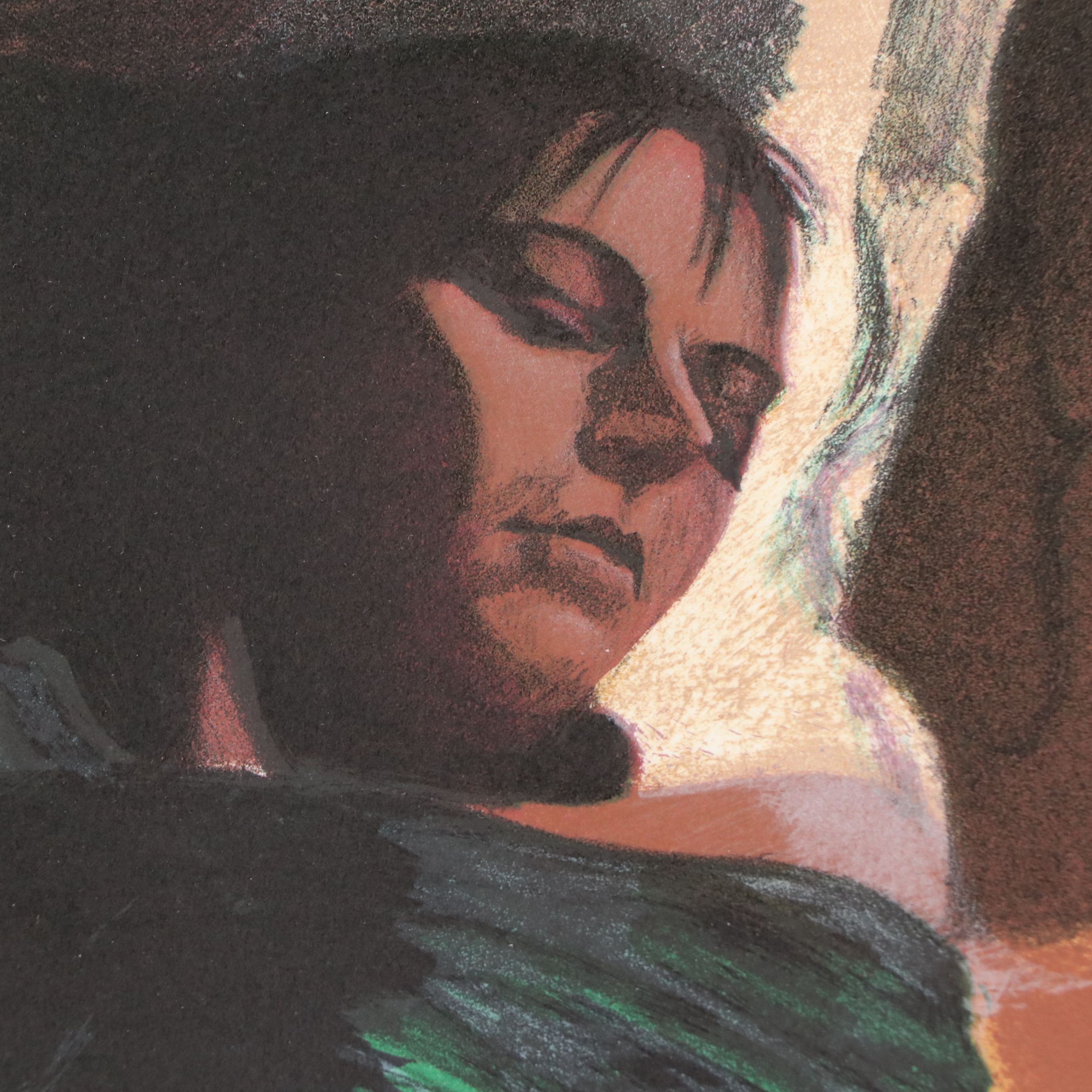 Ramon Lombarte Color Lithograph "At the Ritz #14," 1980s