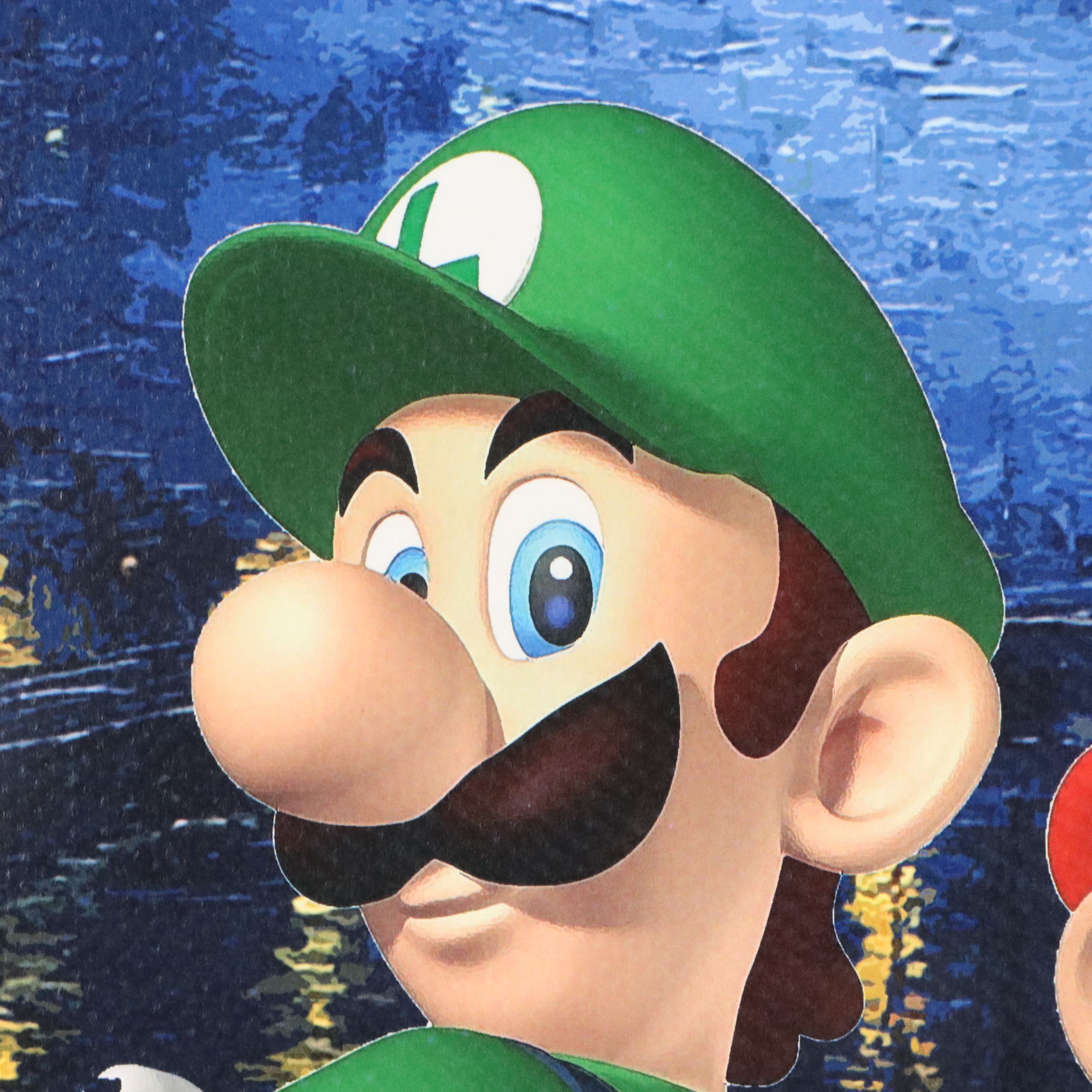 Death NYC Pop Art Digital Print Homage to Mario Bros x Starry Night, 2020