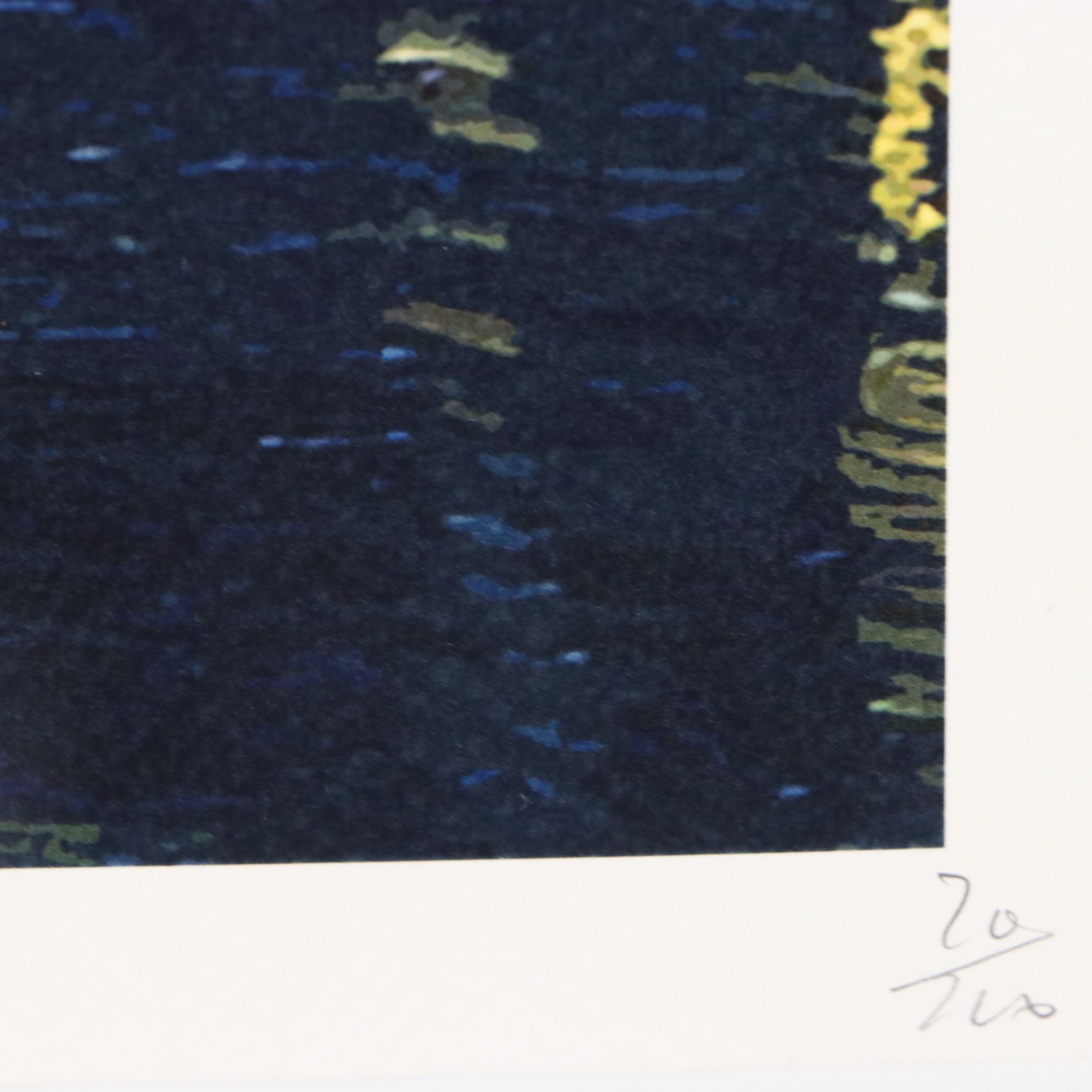 Death NYC Pop Art Digital Print Homage to Mario Bros x Starry Night, 2020