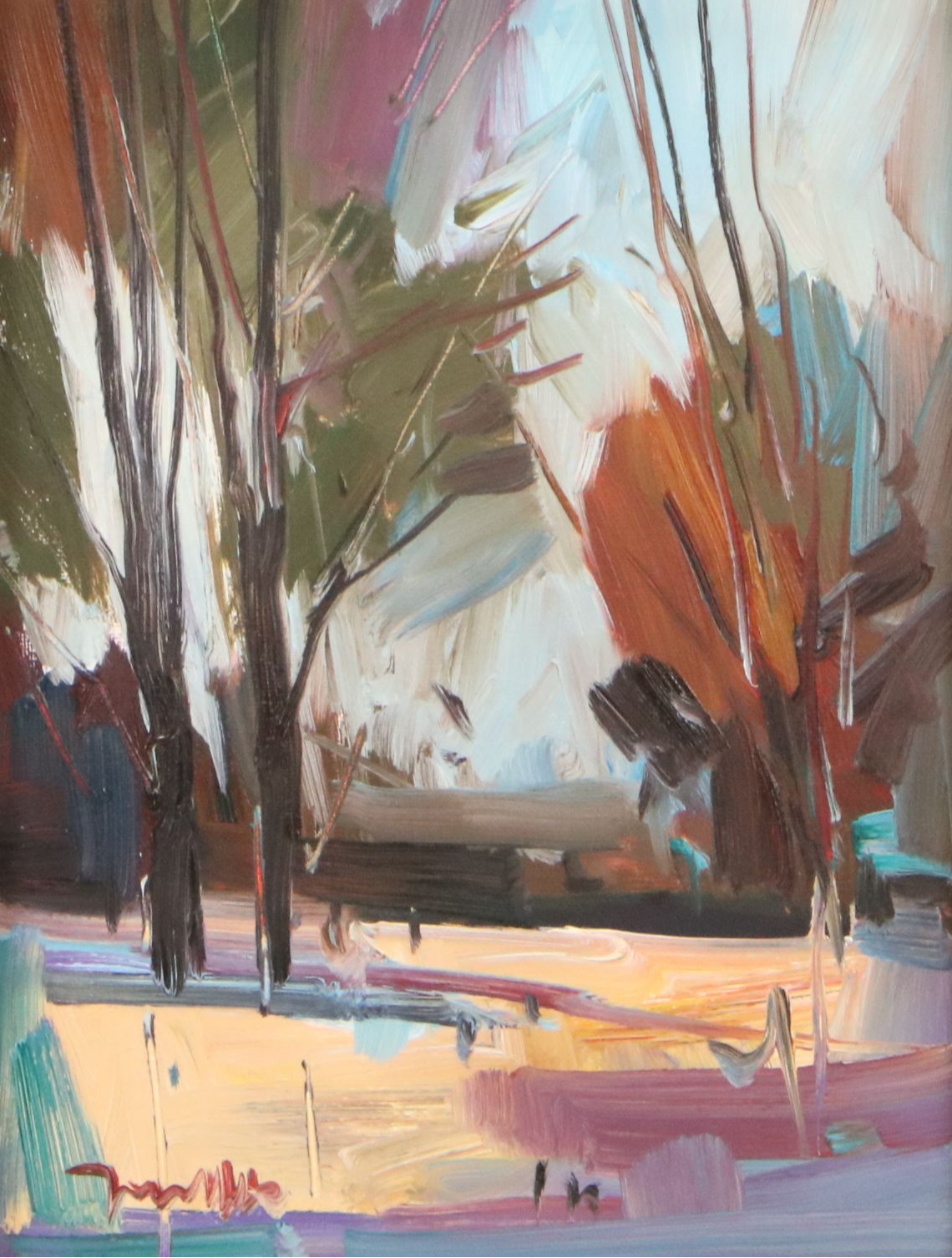 Jose Trujillo Oil Painting "Early Light," 2020