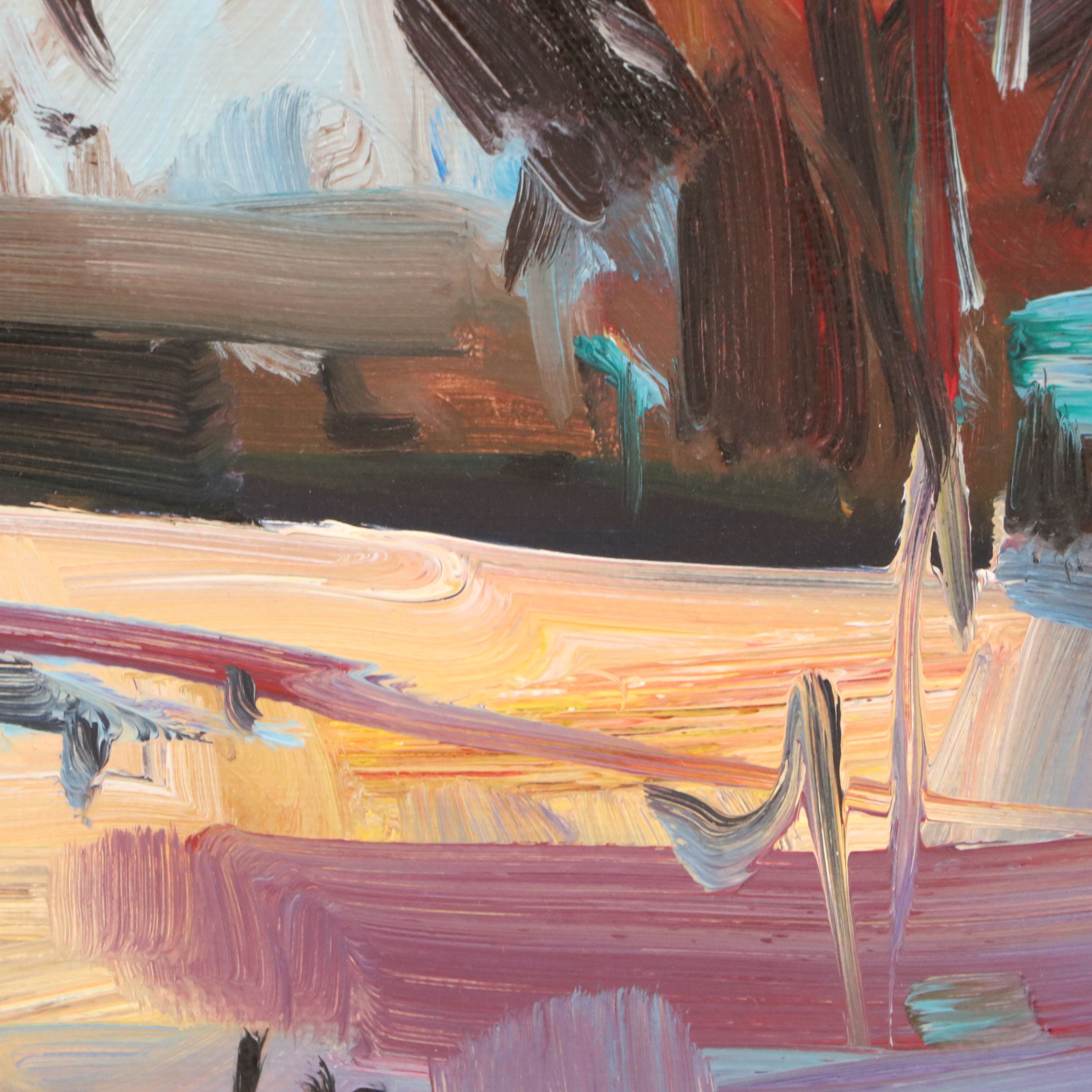 Jose Trujillo Oil Painting "Early Light," 2020