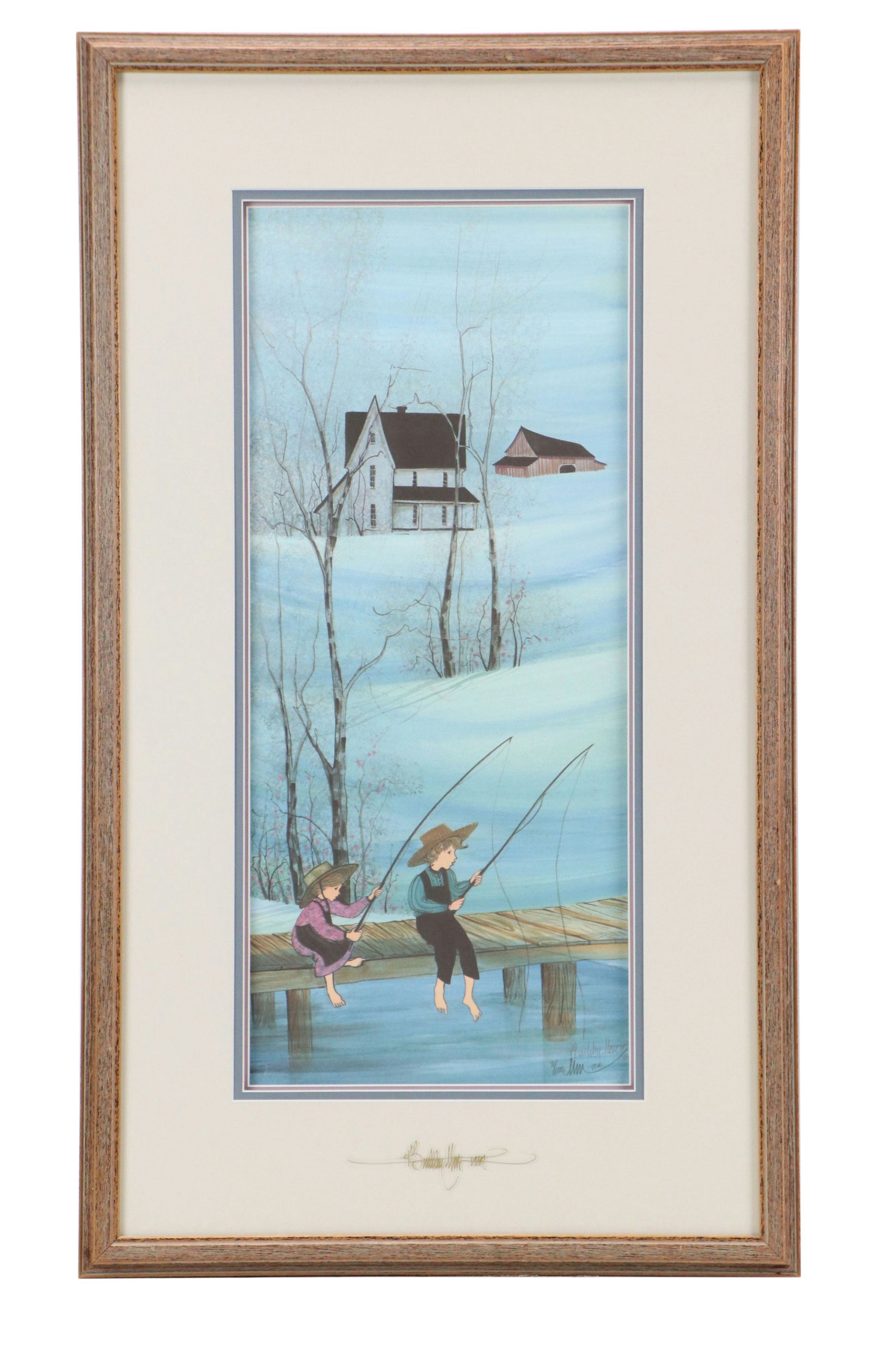 Patricia Buckley-Moss Offset Lithographs "Prairie Family" and More