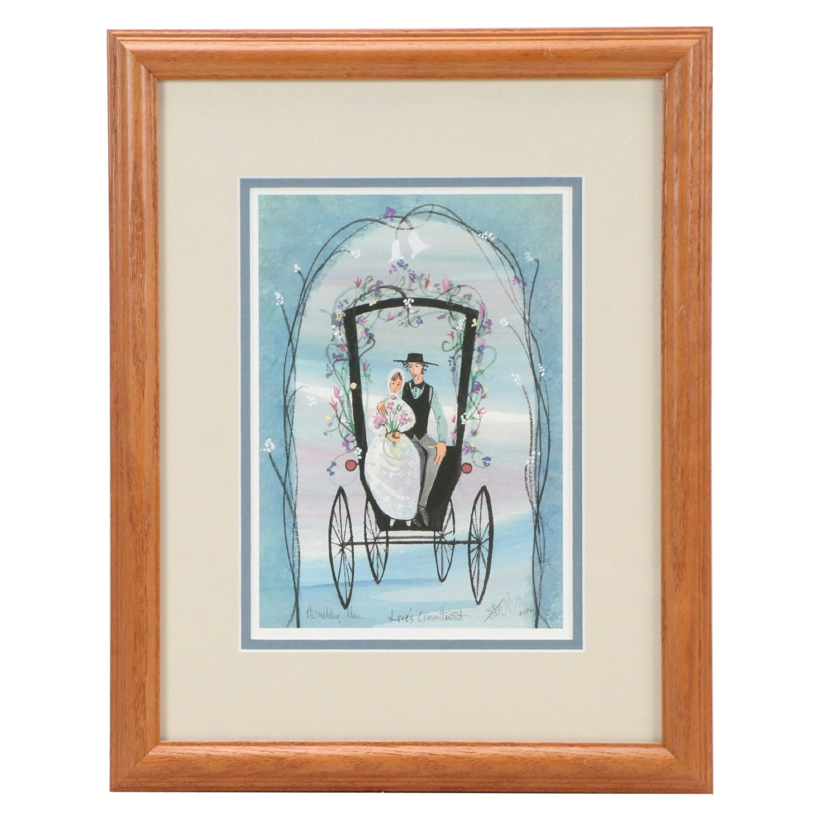 Patricia Buckley-Moss Offset Lithographs "Prairie Family" and More